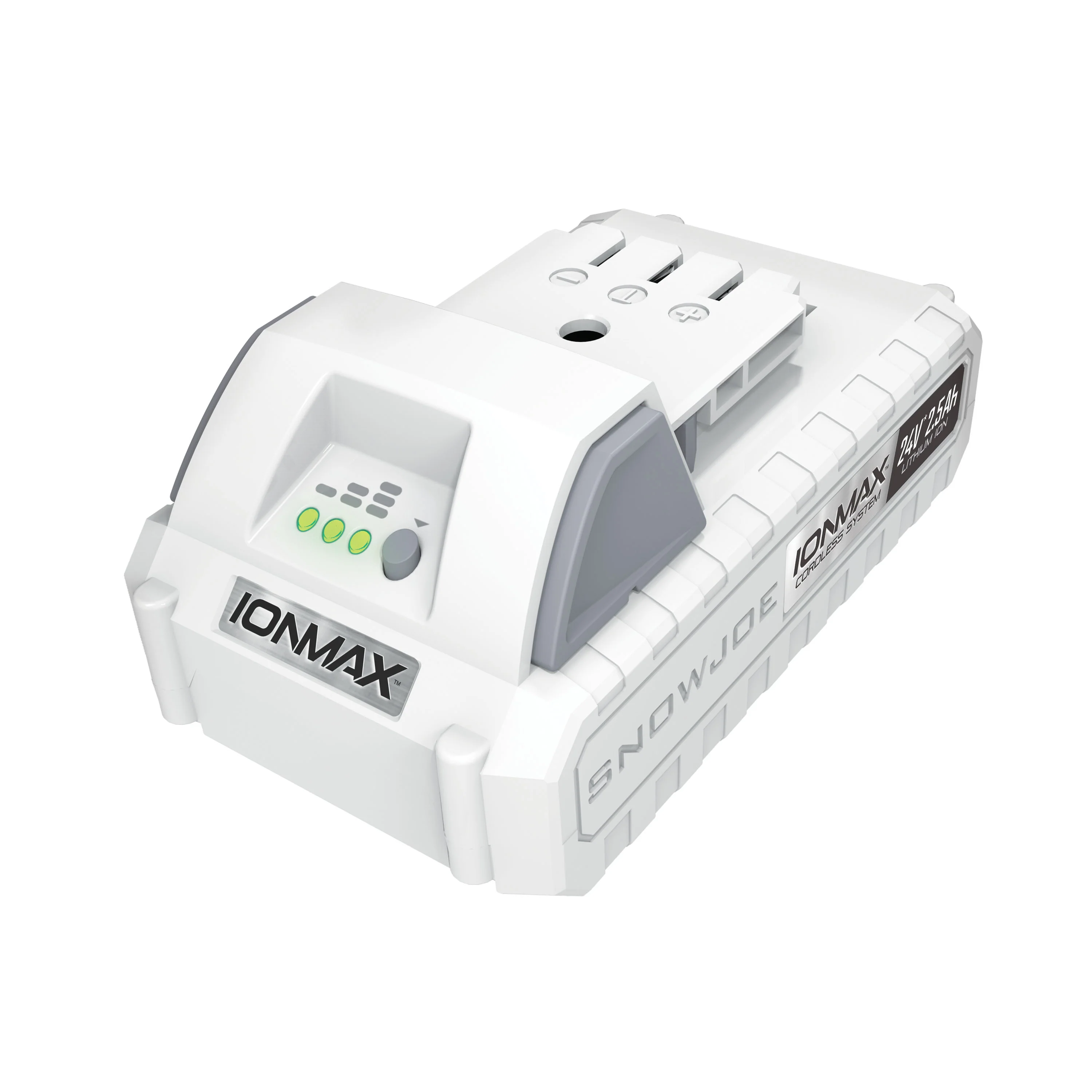 Snow Joe CERTIFIED AUTHENTIC IONMAX 24-Volt* 2.5-Ah Lithium-ION Battery | Universal JOE Brands (Sun Joe, Auto Joe, Snow Joe, Power Joe) IONMAX Devices | Battery Management System | 3-Stage LED Display - Image 8