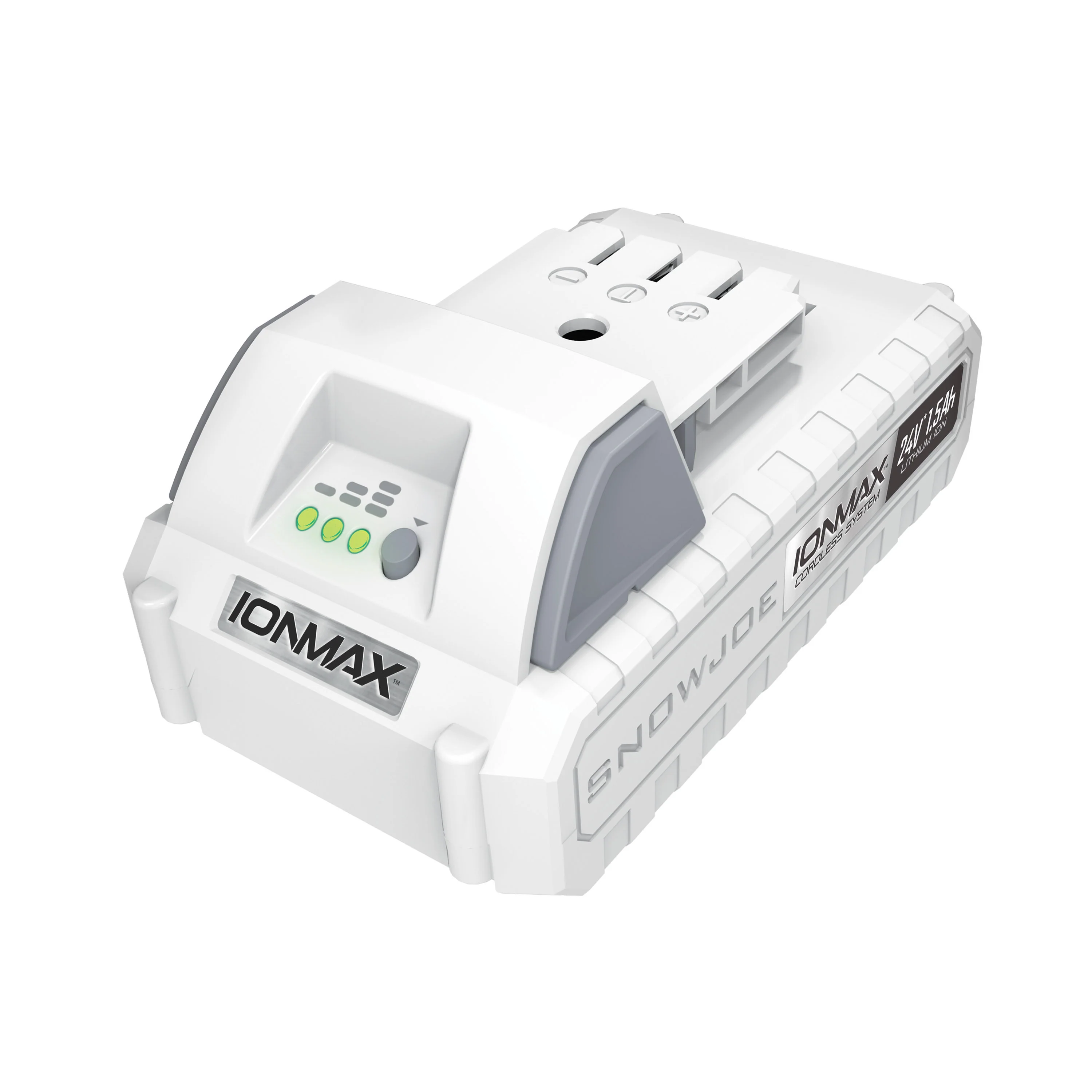 Snow Joe CERTIFIED AUTHENTIC IONMAX 24-Volt* 1.5-Ah Lithium-ION Battery | Universal JOE Brands (Sun Joe, Auto Joe, Snow Joe, Power Joe) IONMAX Devices | Battery Management System | 3-Stage LED Display - Image 8