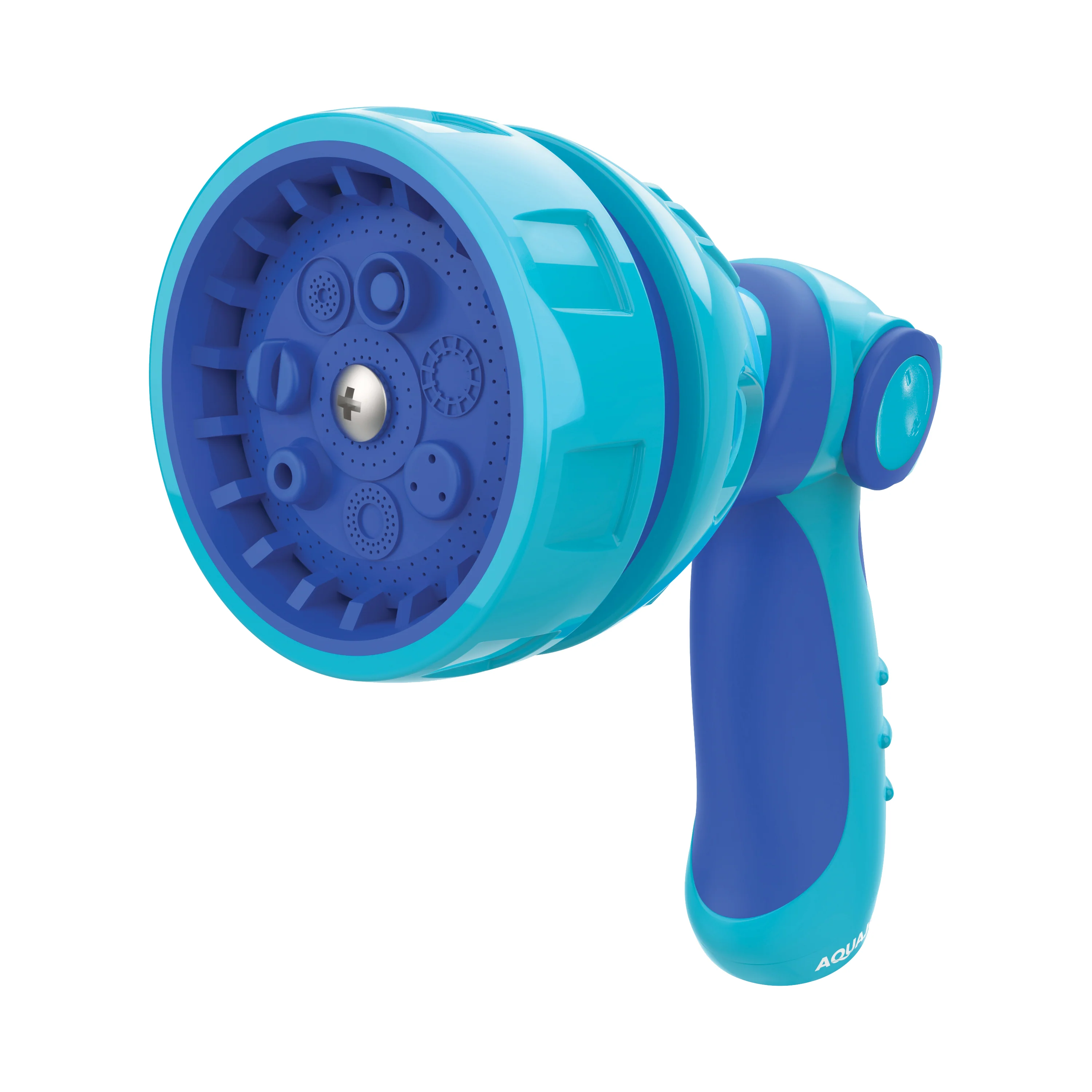 Aqua Joe Indestructible Series Non-Slip Grip Hose Nozzle | W/ Thumb Control & One Touch Smart Throttle | 7-Spray Patterns - Image 3
