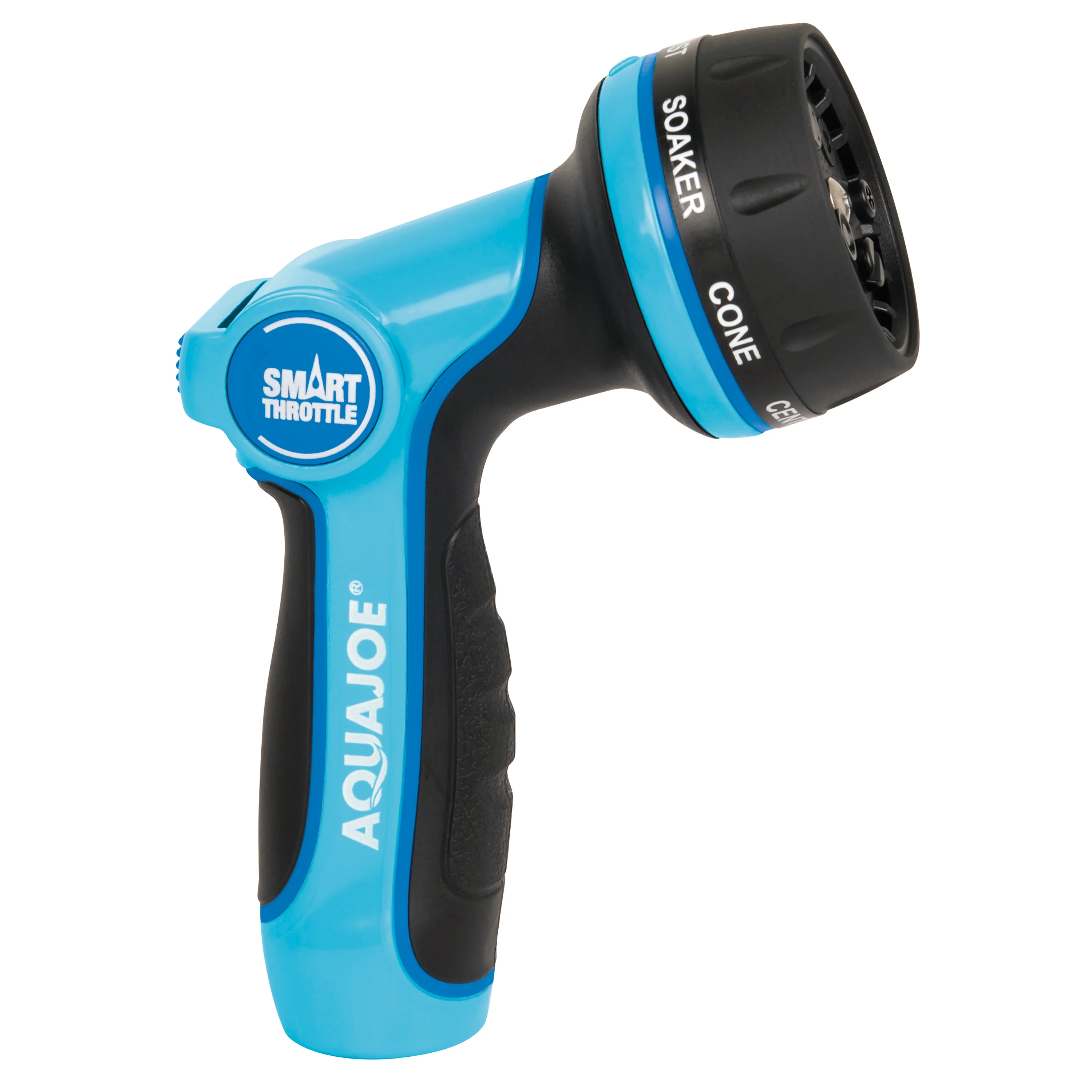 Aqua Joe Heavy-Duty Multi-Function Hose Nozzle W/ Smart Throttle | 7 Spray Patterns - Image 7