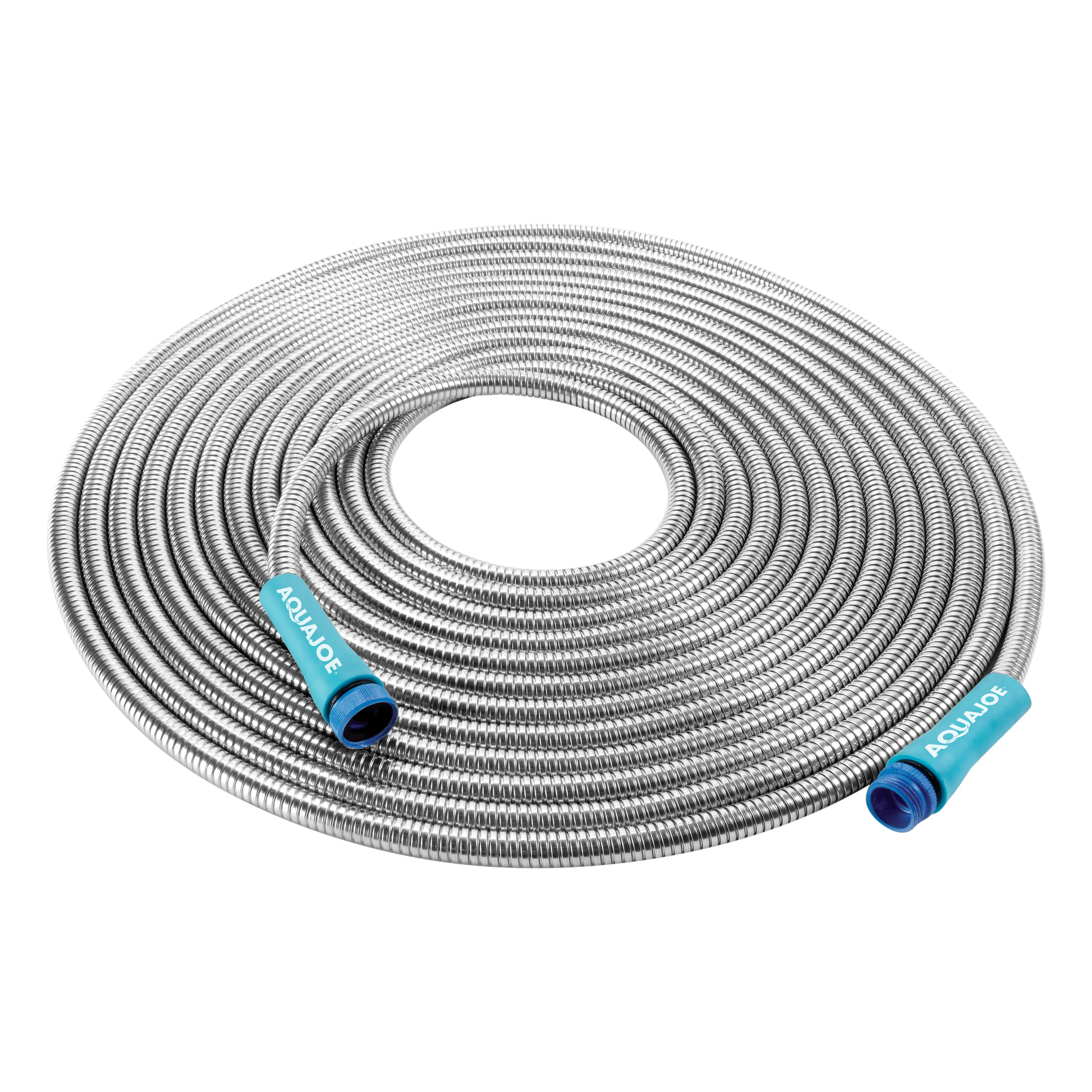 Aqua Joe Heavy-Duty Puncture Proof Metal Garden Hose | 50-Foot | 304-Stainless Steel | Spiral Constructed | 1/2-Inch Diameter - Image 15