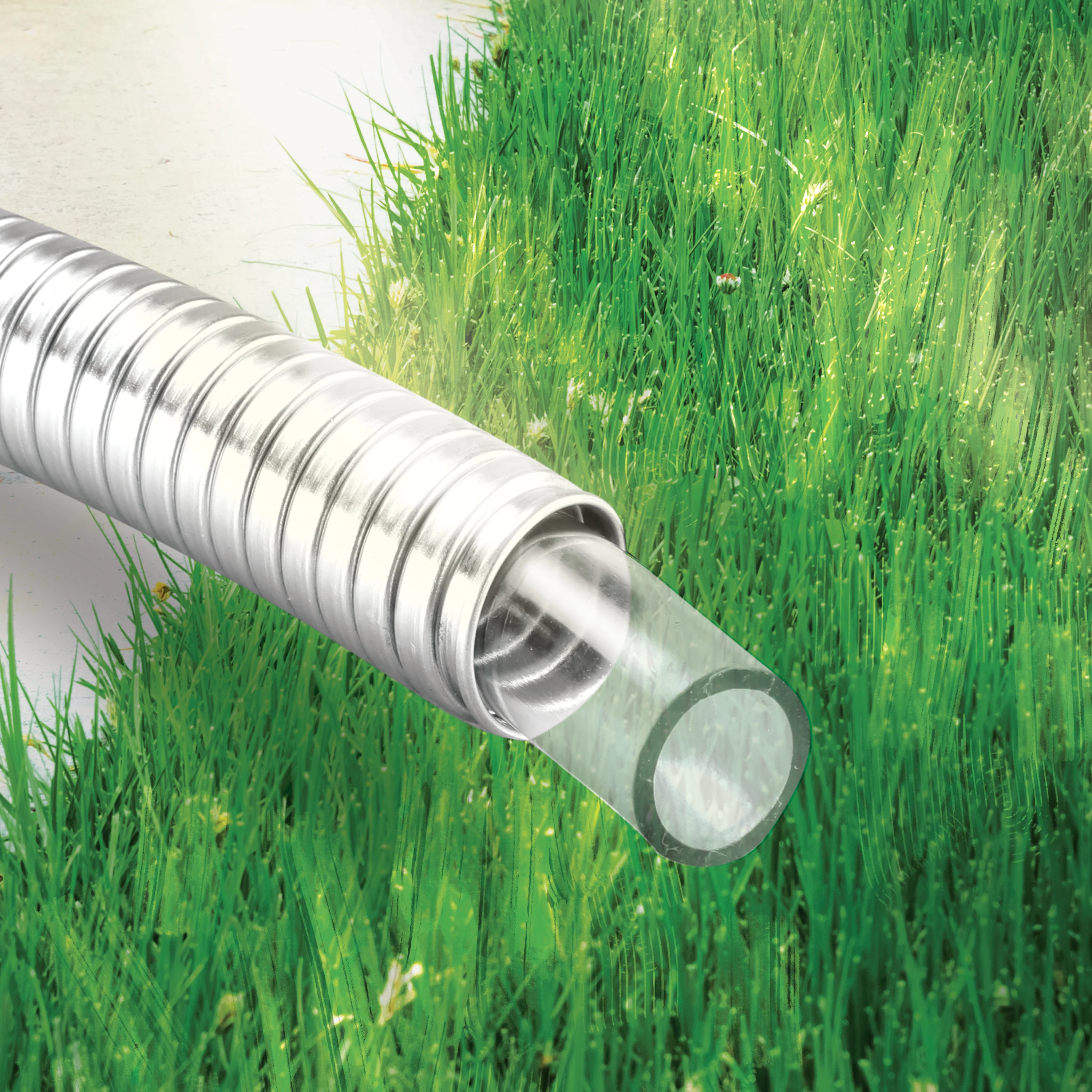 Aqua Joe AJSGH75-MAX Heavy-Duty Puncture Proof Garden Hose | 75-Foot | 1/2-Inch | w/ Brass Fitting & On/Off Valve | Spiral Constructed 304-Stainless Steel Metal - Image 20