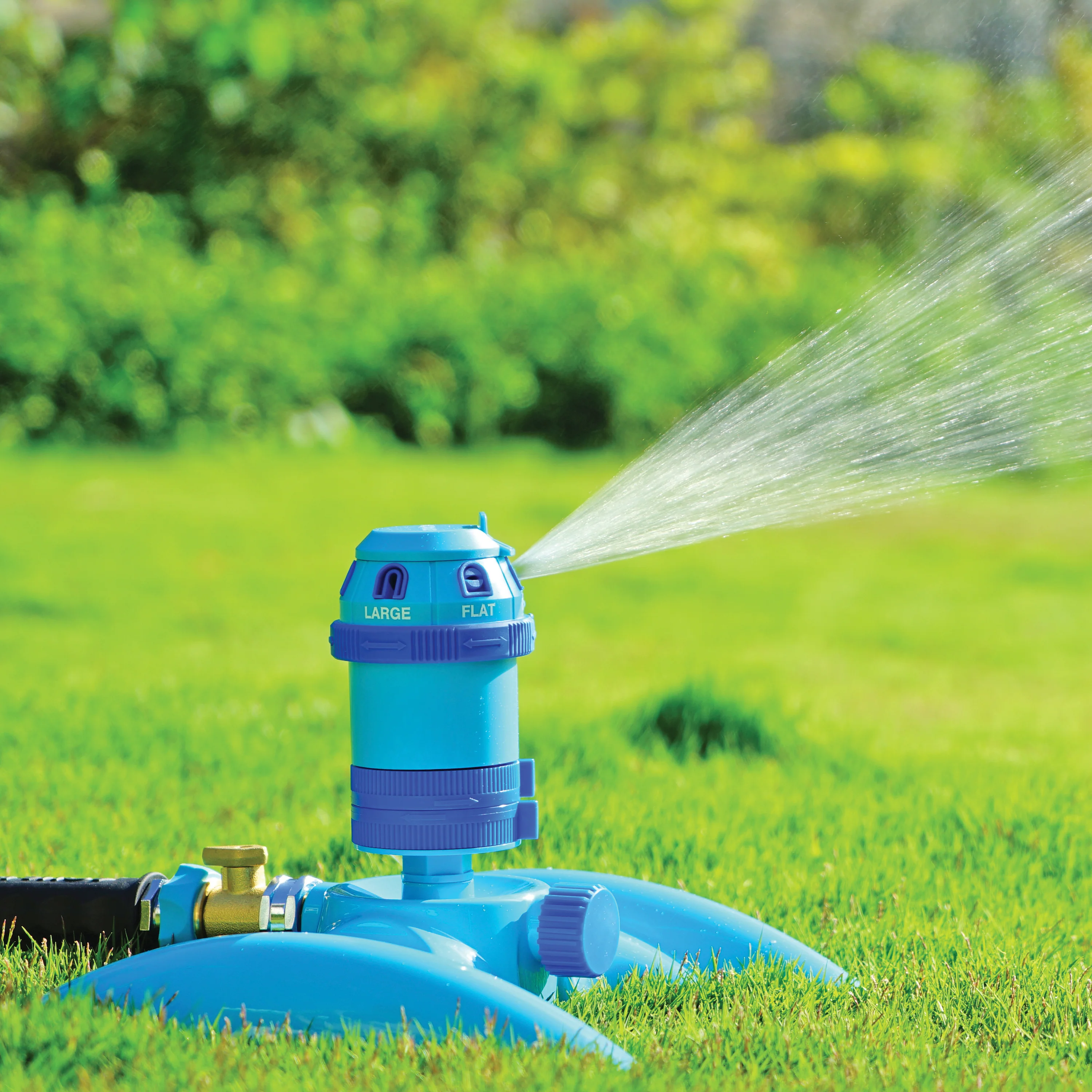 Aqua Joe Complete Aqua Joe Bundle | Turbo Drive Sprinkler + Heavy Duty Nozzle + Hybrid Polymer Hose - Image 5