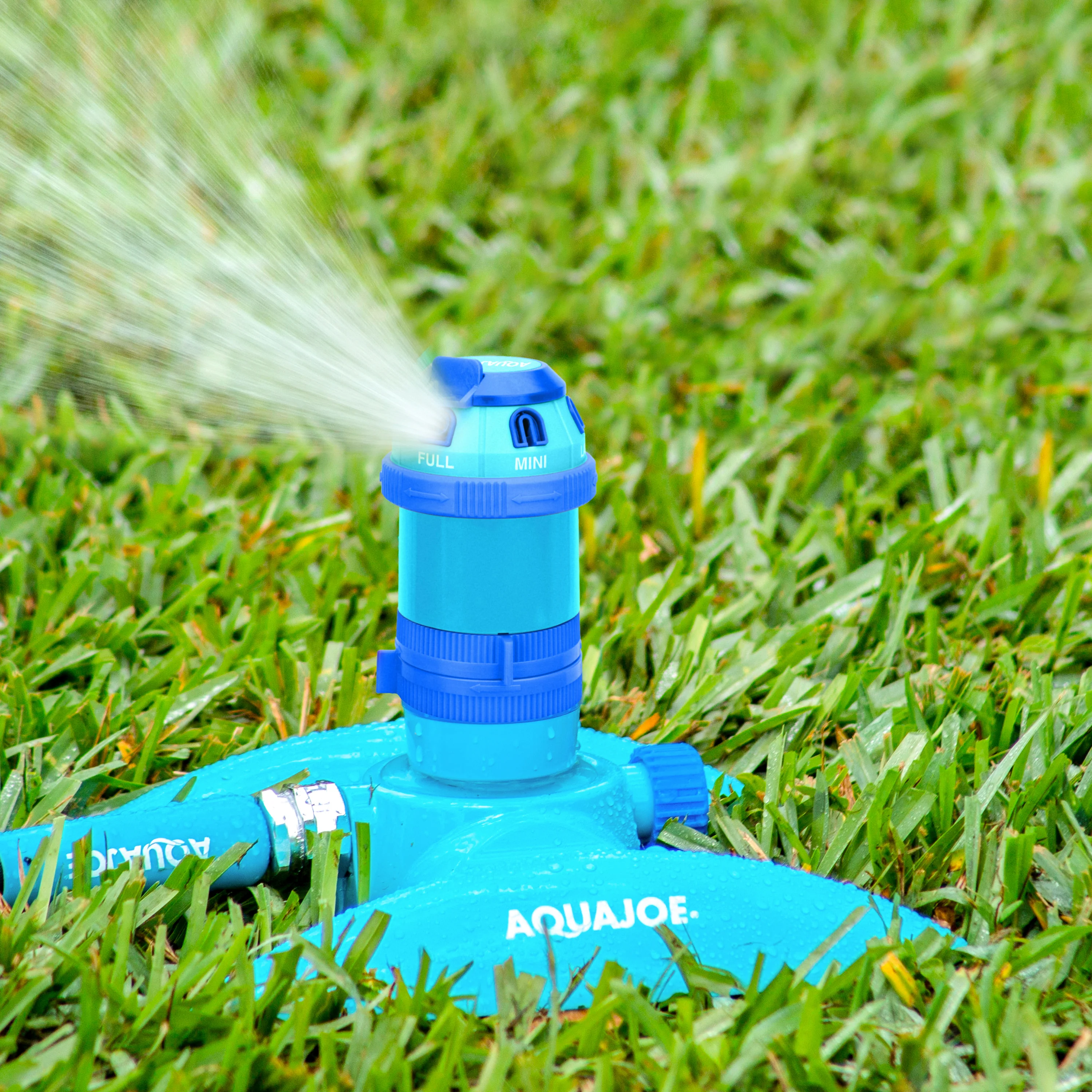 Aqua Joe Complete Aqua Joe Bundle | Turbo Drive Sprinkler + Heavy Duty Nozzle + Hybrid Polymer Hose - Image 6