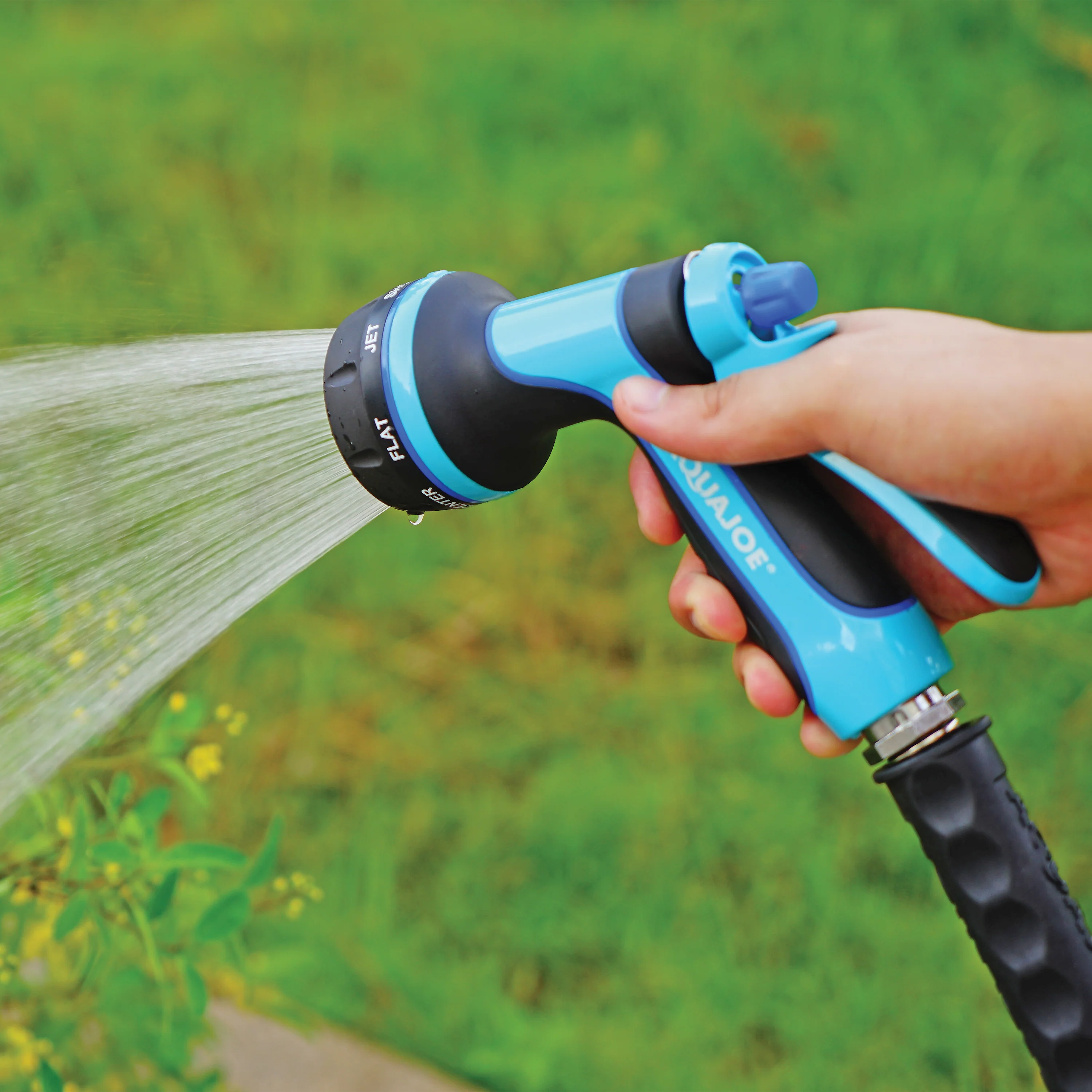Aqua Joe Complete Aqua Joe Bundle | Turbo Drive Sprinkler + Heavy Duty Nozzle + Hybrid Polymer Hose - Image 7