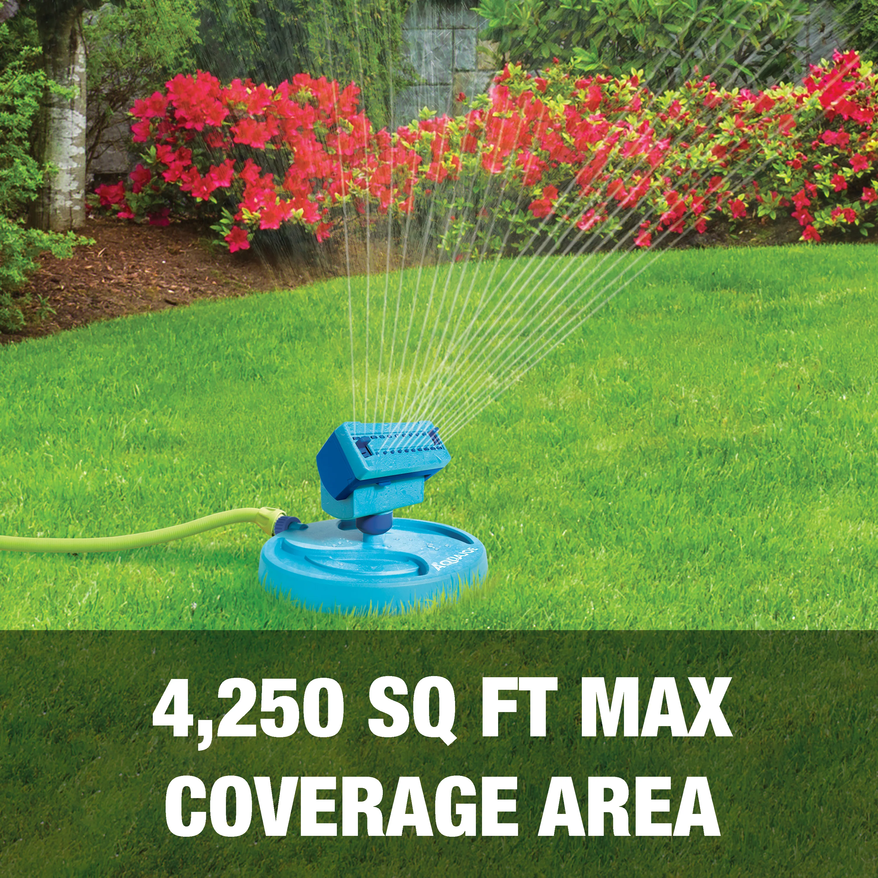 Aqua Joe Contractor Hose Bundle | Includes 75ft Contractor Grade Hose + Mini Oscillating Sprinkler - Image 8