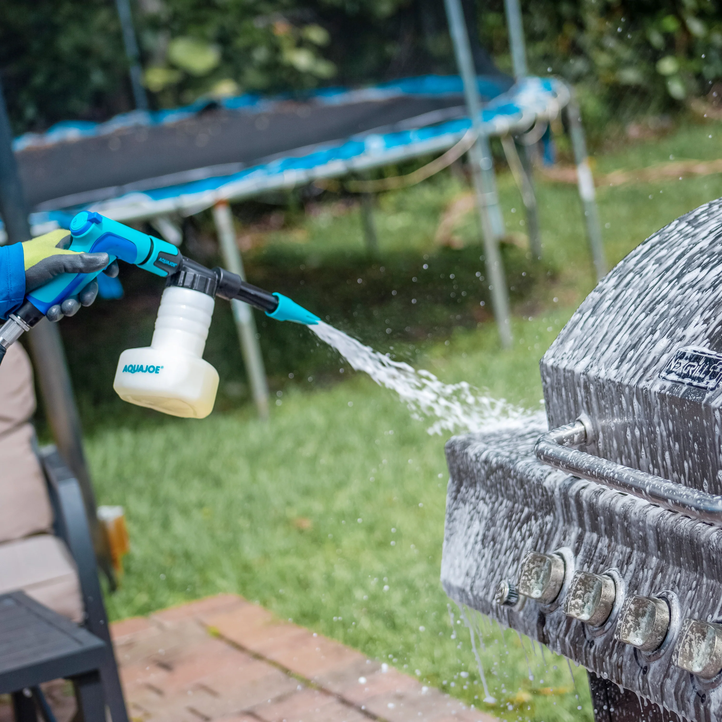 Aqua Joe Hose Powered Foamer Cannon Car Wash Kit | Includes Hose Powered Foam Cannon, 50-Foot PRO Hose, and Auto Foam Car Wash Soap - Image 14