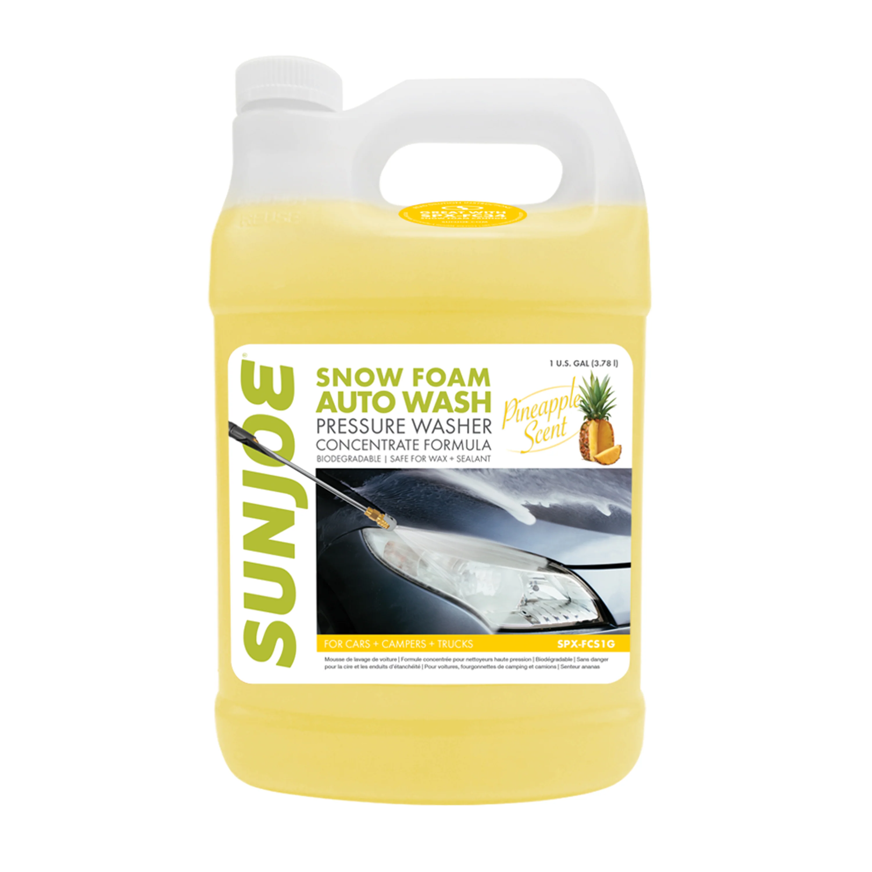 Aqua Joe Hose Powered Foamer Cannon Car Wash Kit | Includes Hose Powered Foam Cannon, 50-Foot PRO Hose, and Auto Foam Car Wash Soap - Image 18
