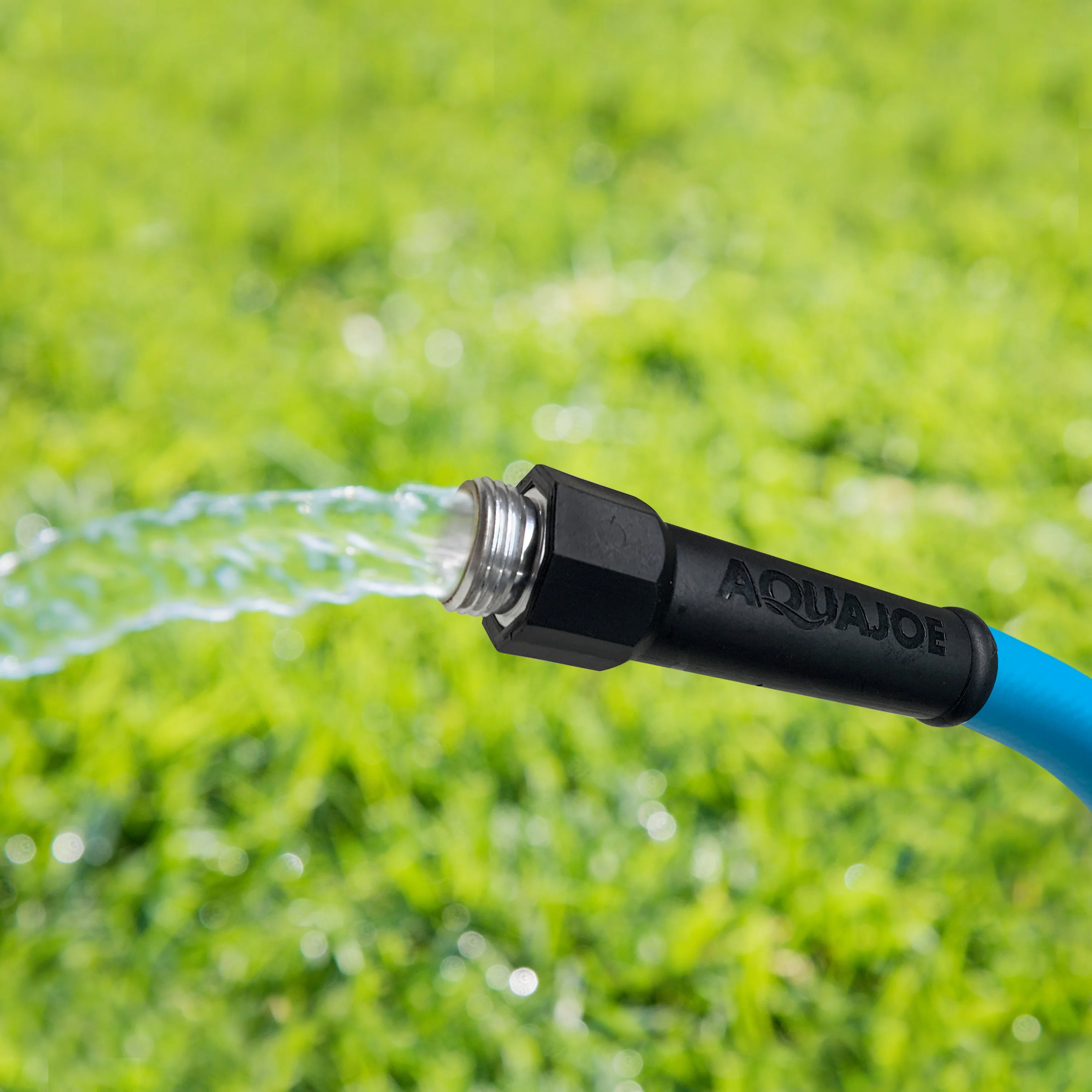 Aqua Joe Hose Stand Bundle | 50ft Hybrid Polymer Garden Hose + Stand W/ Lead-in Bundle - Image 15