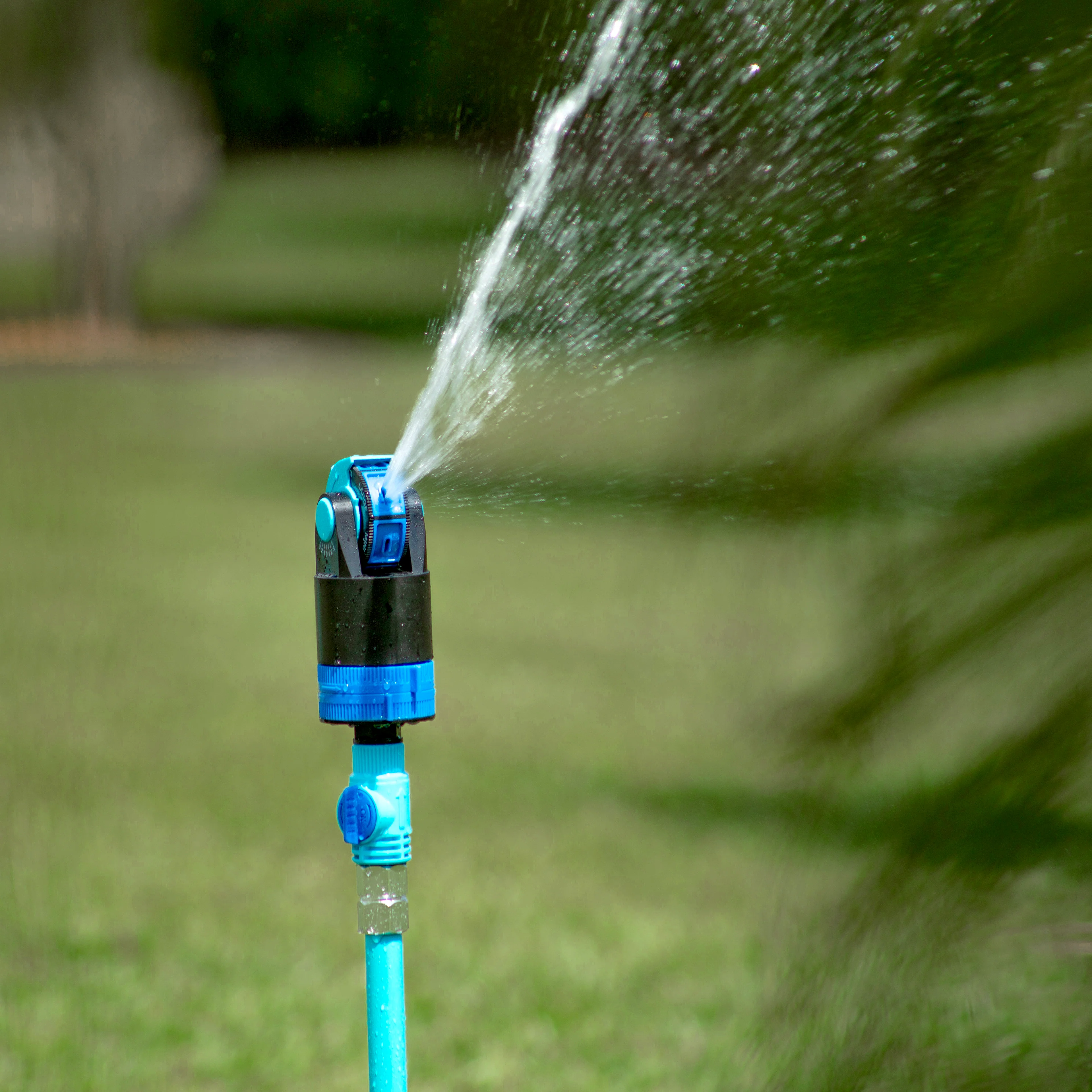 Aqua Joe Indestructible Watering Bundle | Includes Heavy Duty Stainless Steel Hose, Indestructible Multi-Function Nozzle, and Indestructible Tripod Sprinkler - Image 24