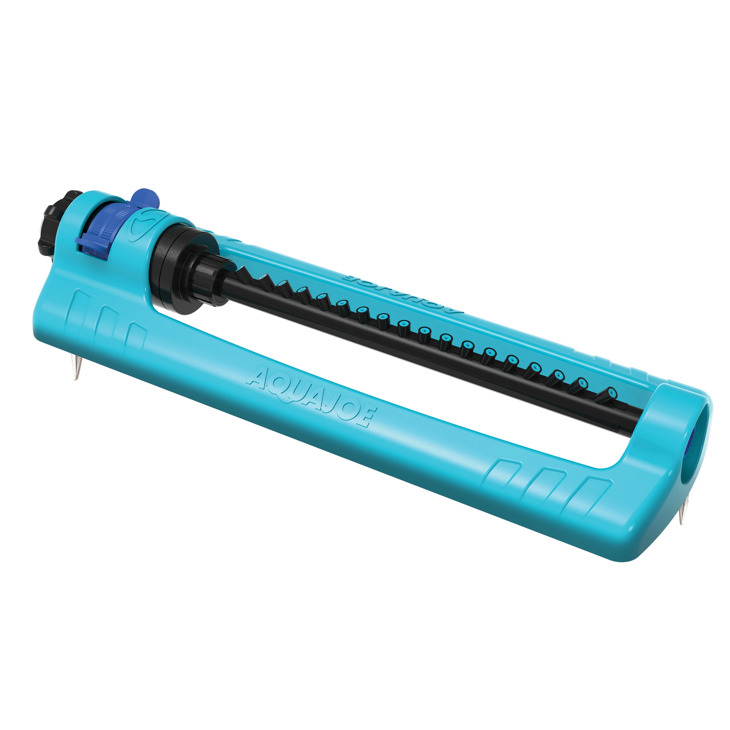 Aqua Joe Oscillating Sprinkler With Metal Ground Spike | Adjustable Spray Position | 3,700 Sq. Ft. Max Coverage - Image 3