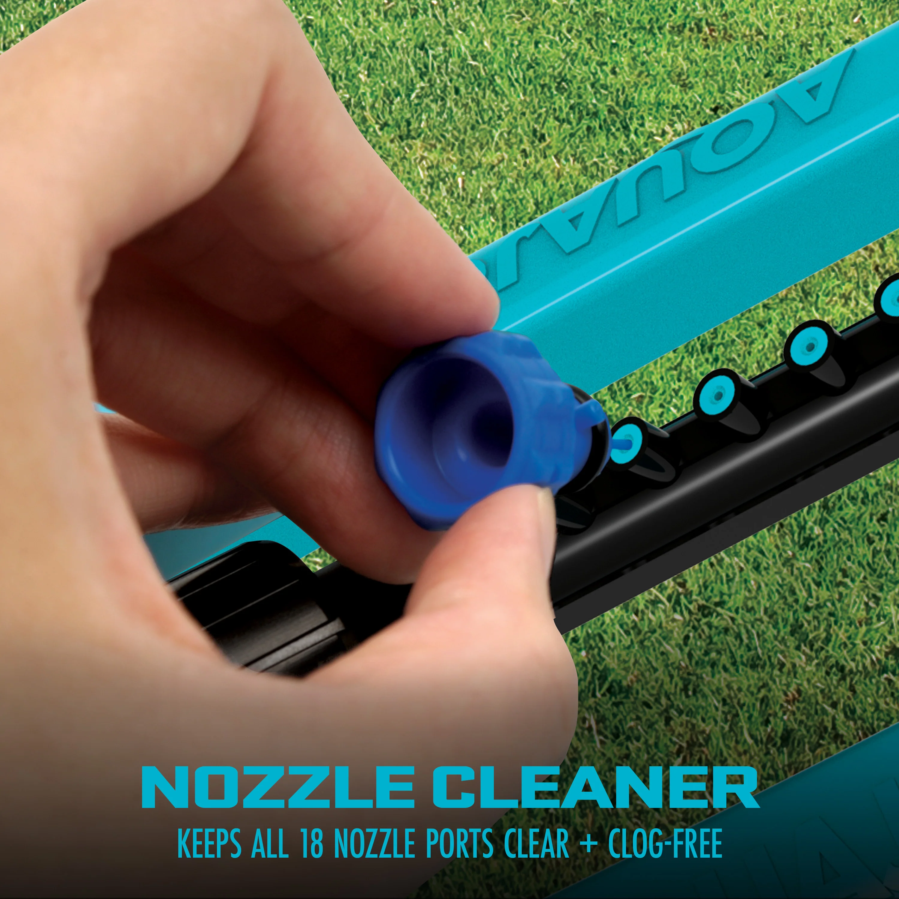 Aqua Joe Indestructible Metal Base Oscillating Sprinkler with Adjustable Spray | 4000 sq ft Max Coverage - Image 8