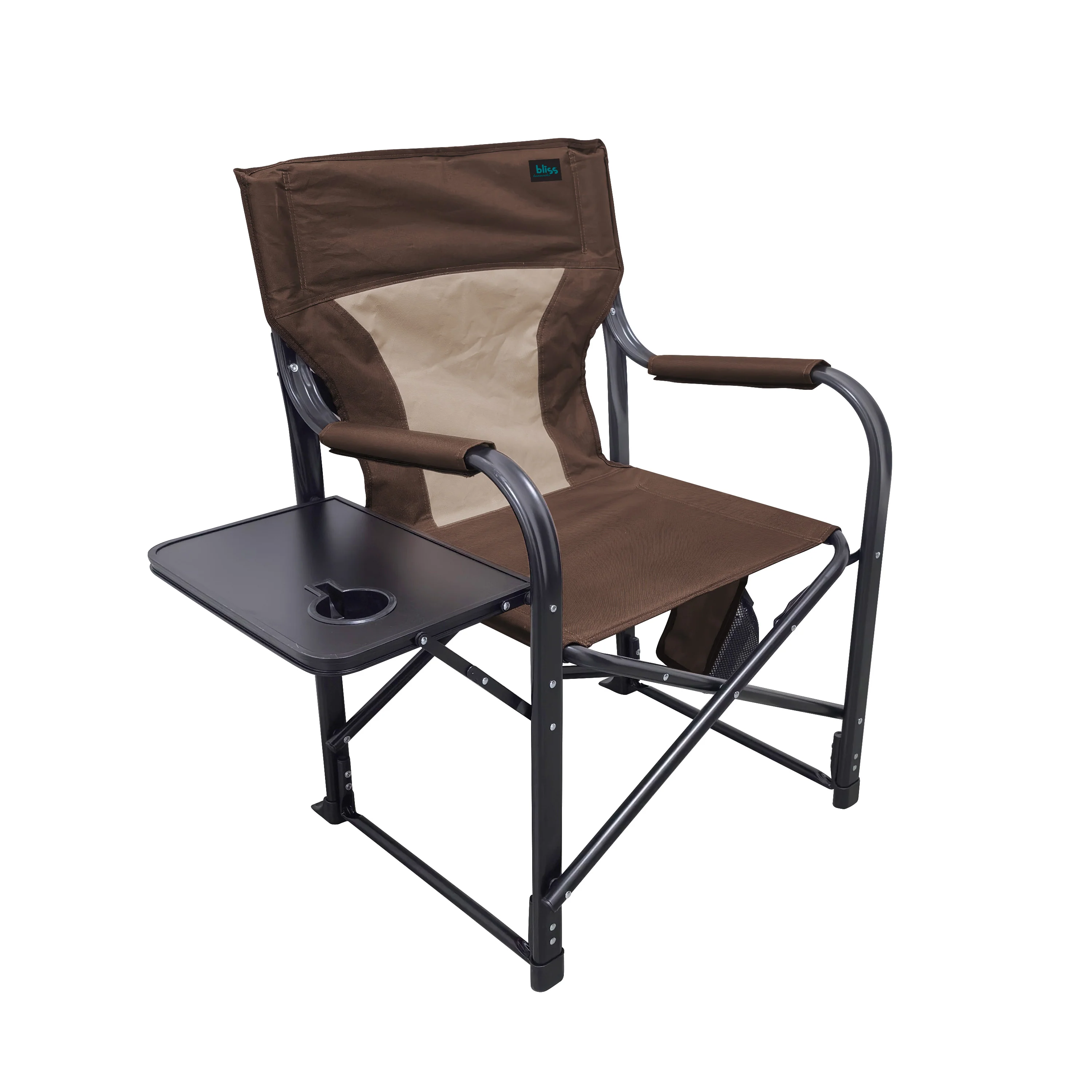 Bliss Hammocks 24-Volt Heated Directors Seat | 21-in Wide | 3 Temp Settings | 2.0-Ah Battery + Charger (Brown) - Image 14