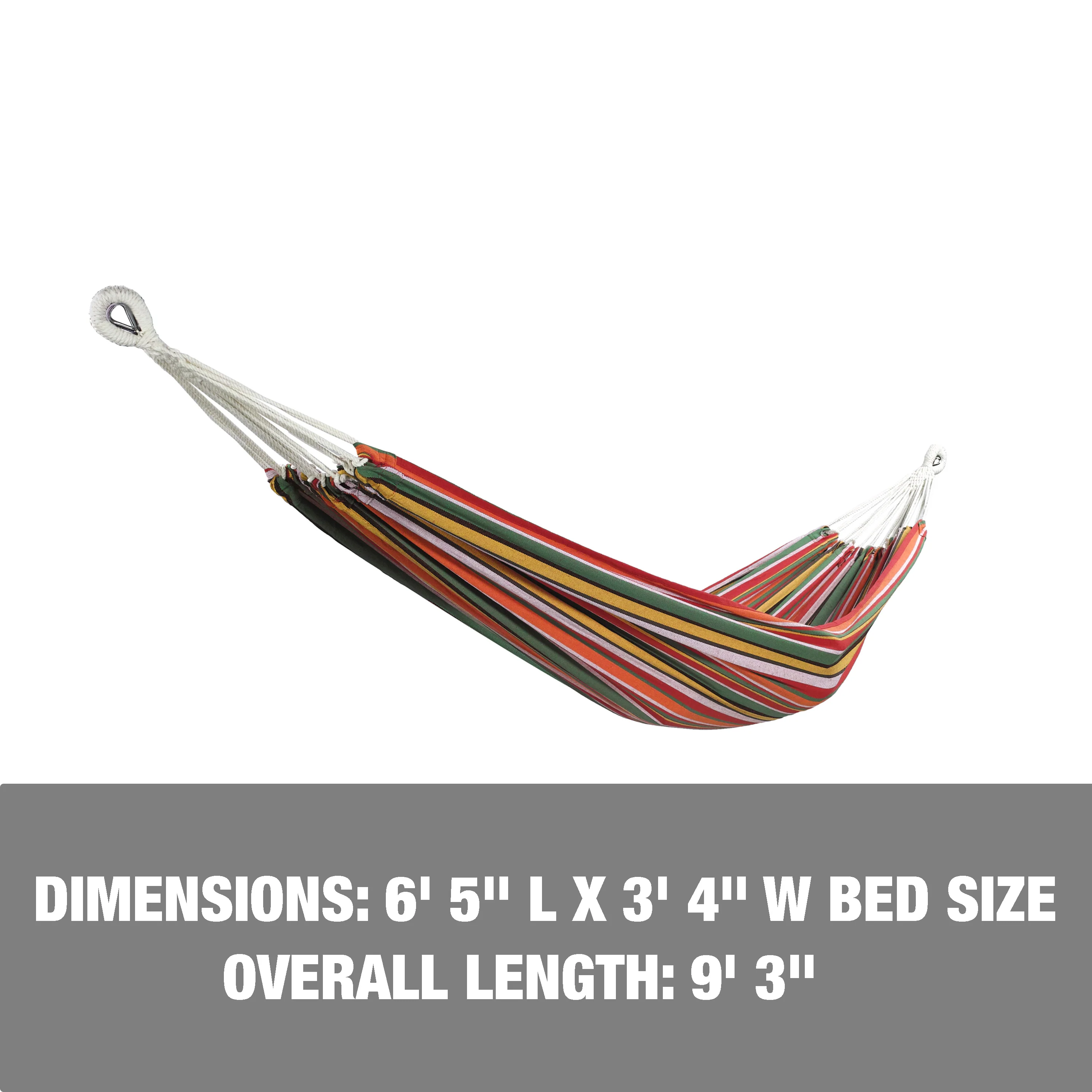 Bliss Hammocks BH-400-CM Hammock in a Bag w/ Rope loops & Hanging Hardware | 40-in. Wide | 220 Lb. Capacity (Cinco De Mayo) - Image 4