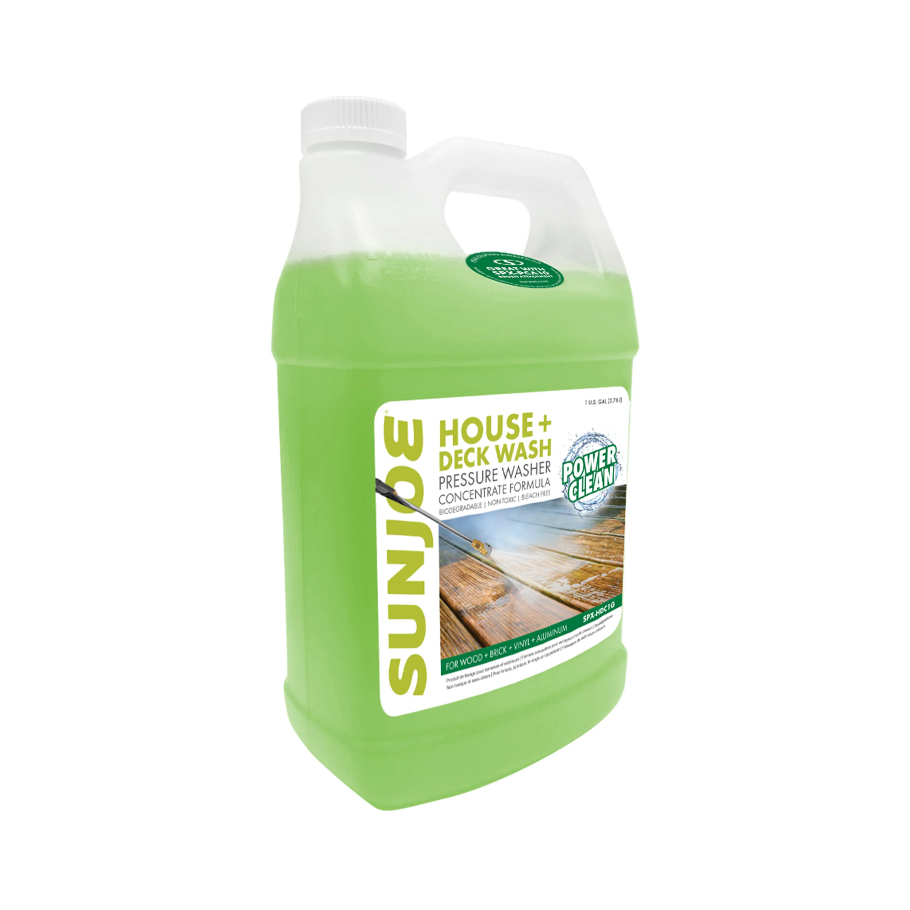 Sun Joe SPX-HDC1G House + Deck All-Purpose Pressure Washer Rated Concentrated Cleaner | 1 Gal. - Image 3
