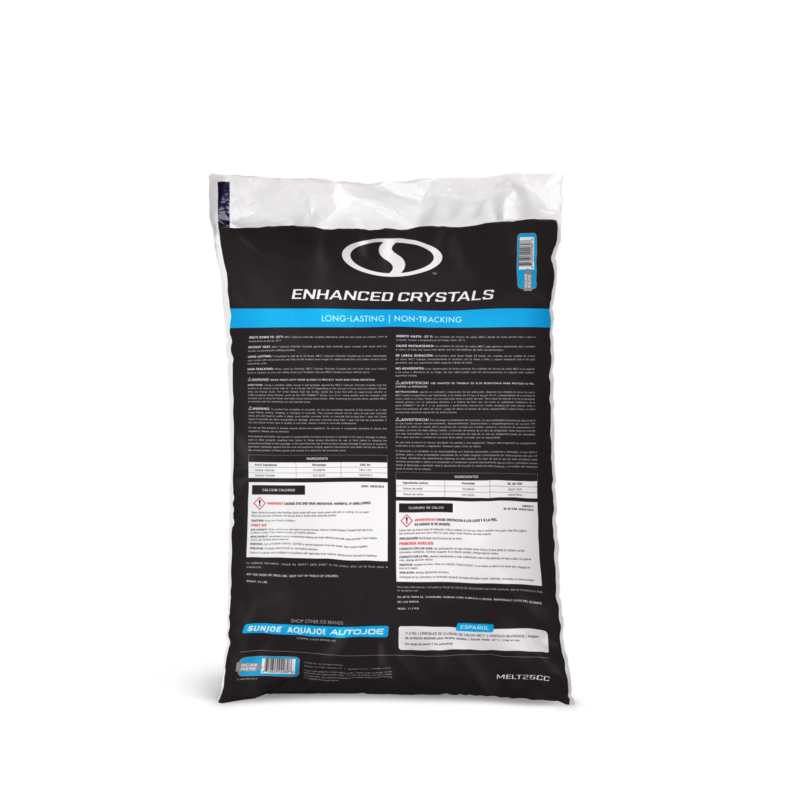 Snow Joe MELT25CC Calcium Chloride Crystals Ice Melter | 25 Lbs. - Image 2