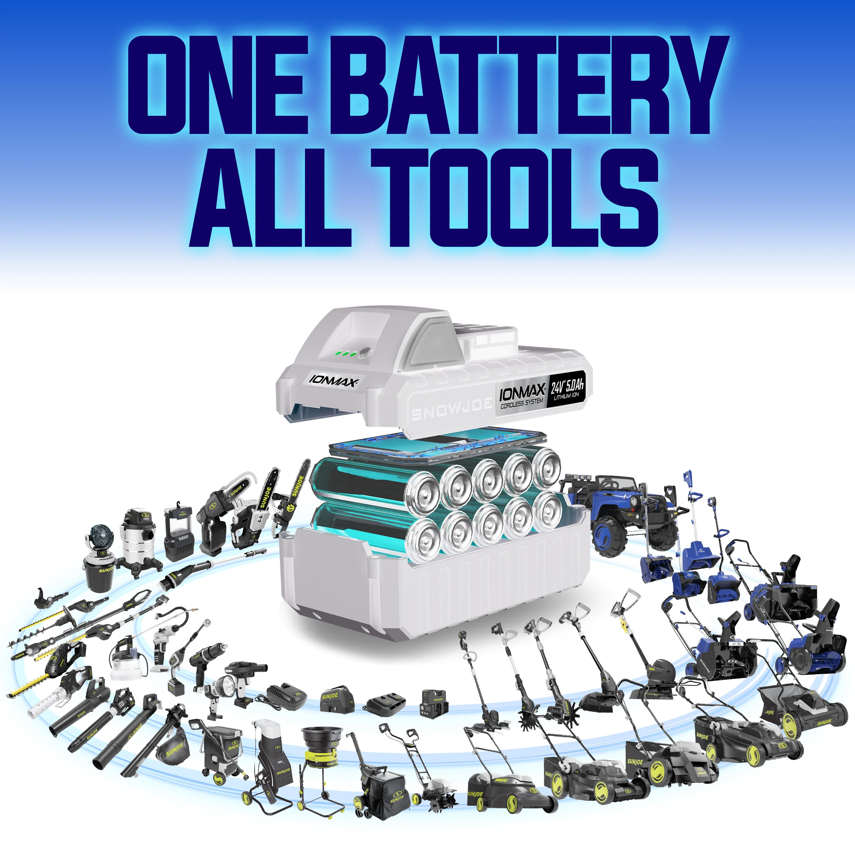 Snow Joe 24-Volt* IONMAX Cordless Snow Shovel Kit | 13-Inch | W/ 5.0-Ah Battery and Charger - Image 8