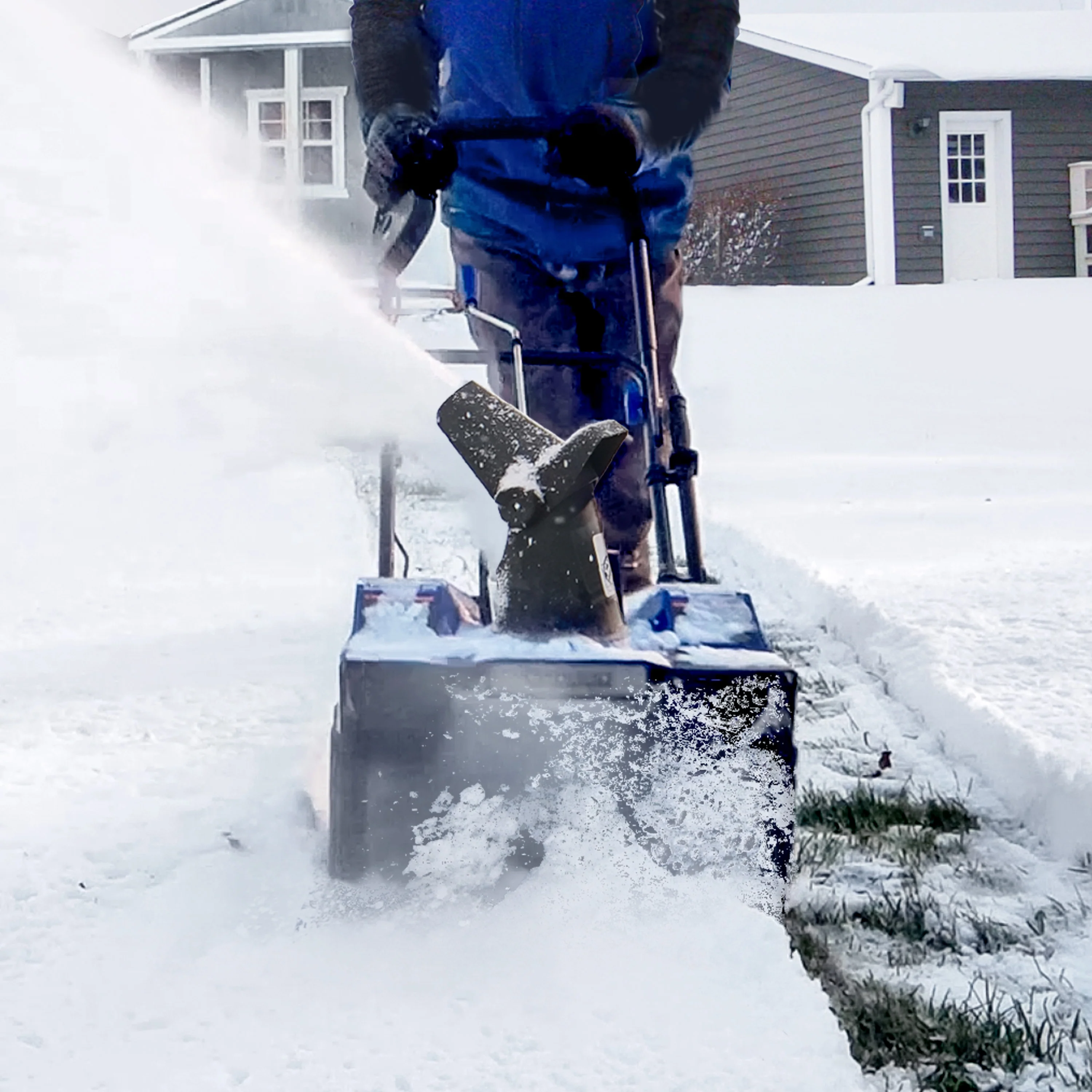 Snow Joe 48-Volt* IONMAX Cordless Snow Blower Kit | 18-Inch | W/ 2 x 4.0-Ah Batteries + Charger - Image 8