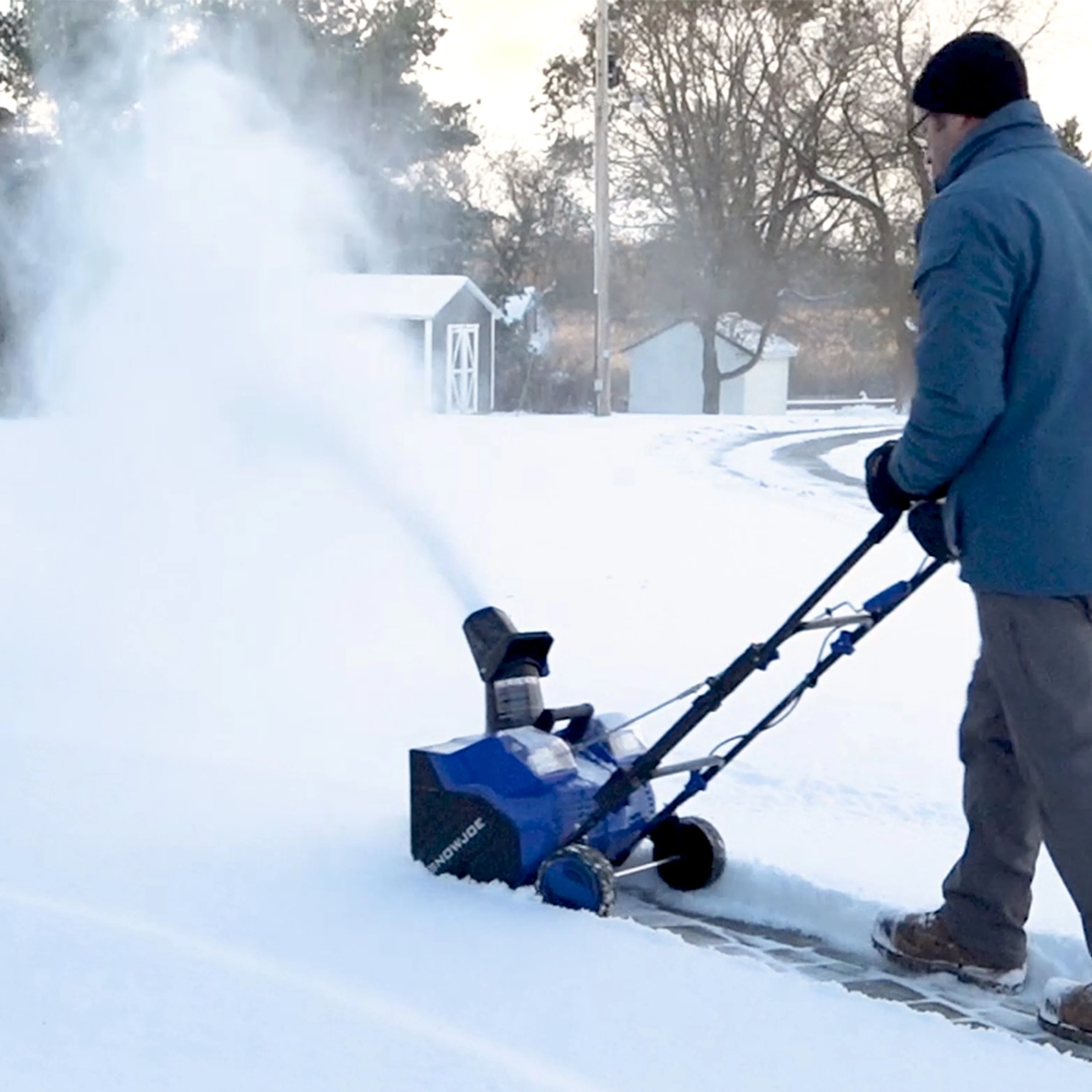 Snow Joe 48-Volt* IONMAX Snow Blower Bundle | W/ 2 x 4.0-Ah Batteries, Dual Port Charger, Cover, Ice Scraper, and Extended Warranty - Image 14