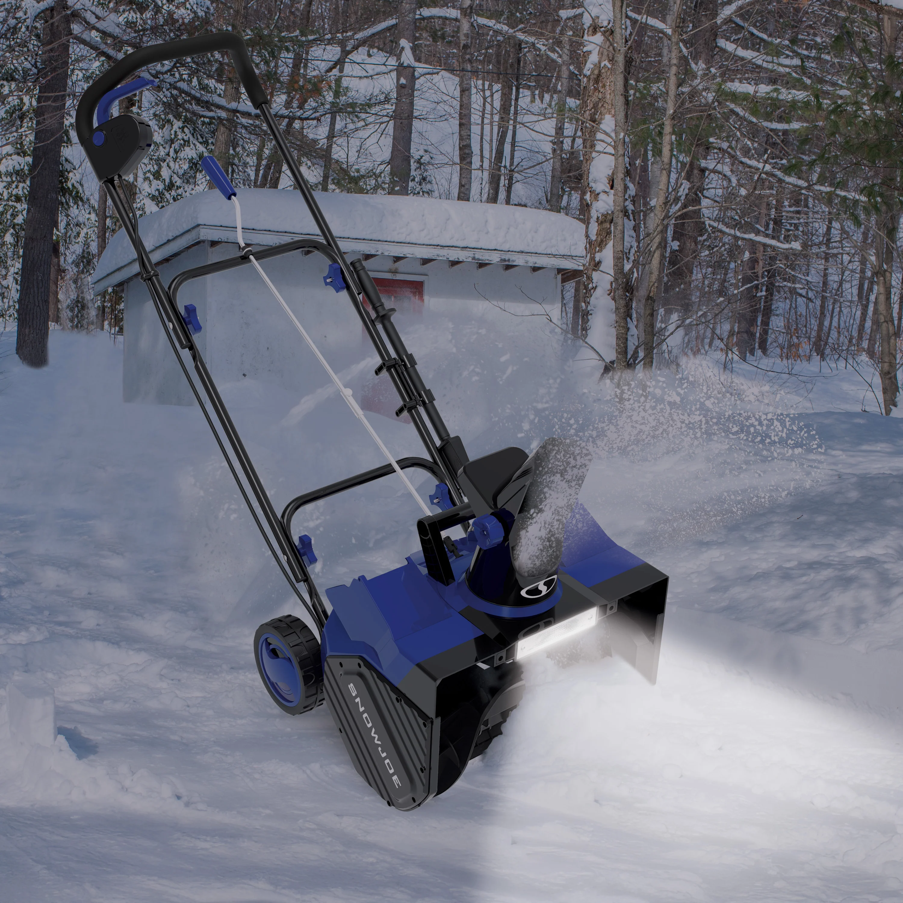 Snow Joe 48-Volt* IONMAX Snow Blower Bundle | W/ 2 x 4.0-Ah Batteries, Dual Port Charger, Cover, Ice Scraper, and Extended Warranty - Image 15
