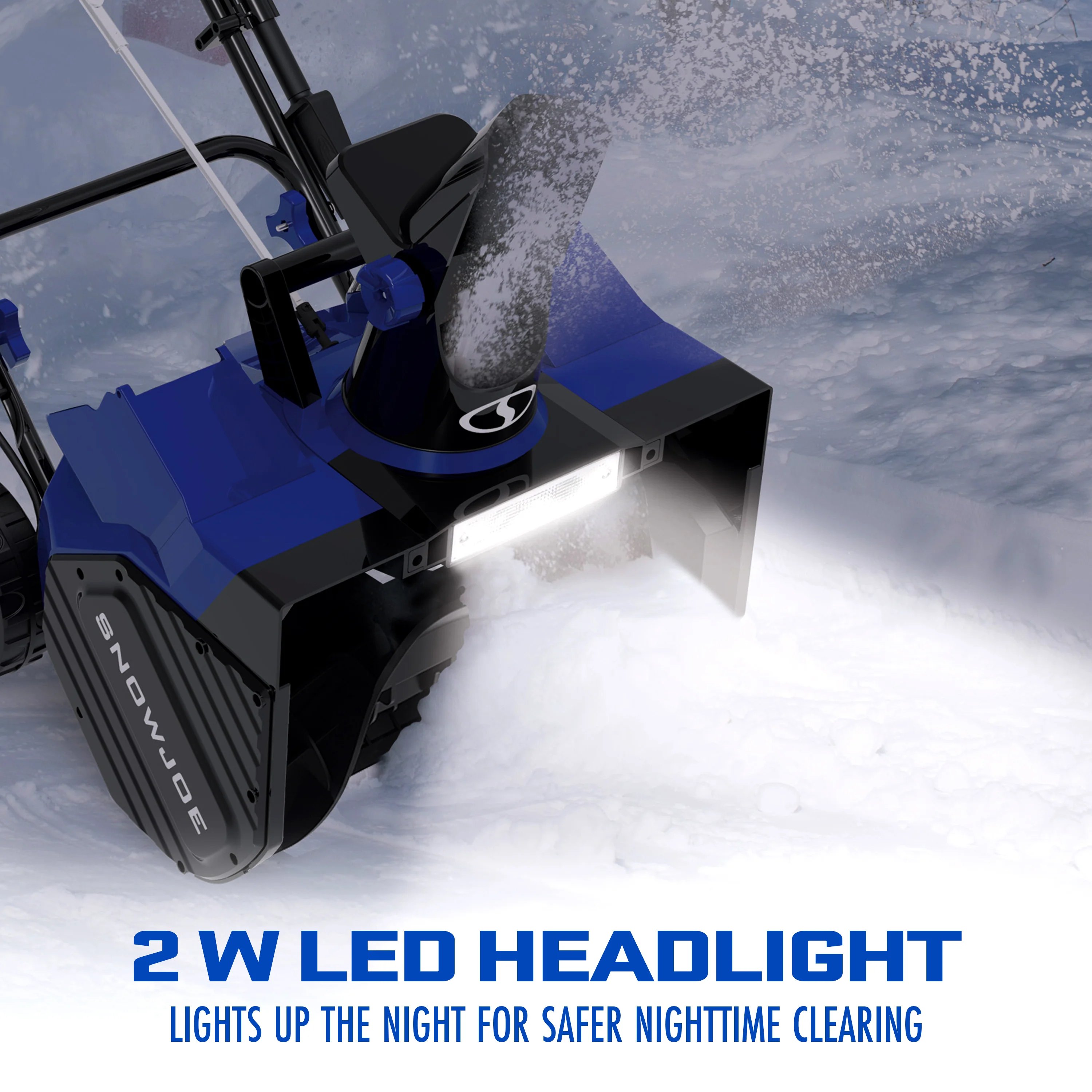 Snow Joe 48-Volt* IONMAX Snow Blower Bundle | W/ 2 x 4.0-Ah Batteries, Dual Port Charger, Cover, Ice Scraper, and Extended Warranty - Image 6