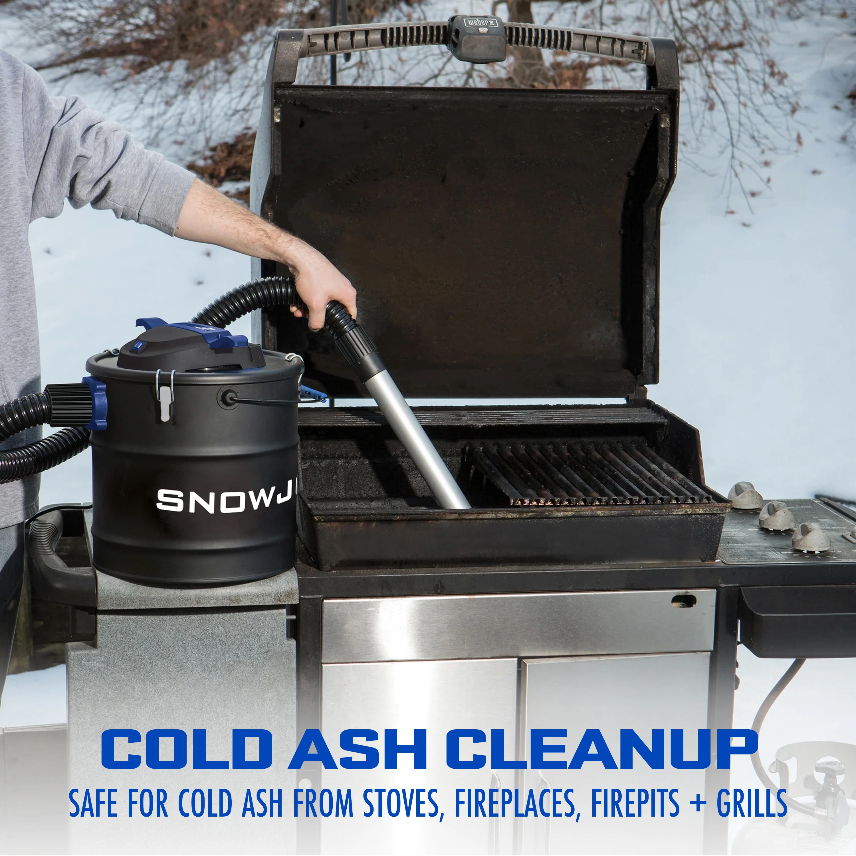 Snow Joe Electric Ash Vacuum | 5 Amp | 4.8 Gallon - Image 3