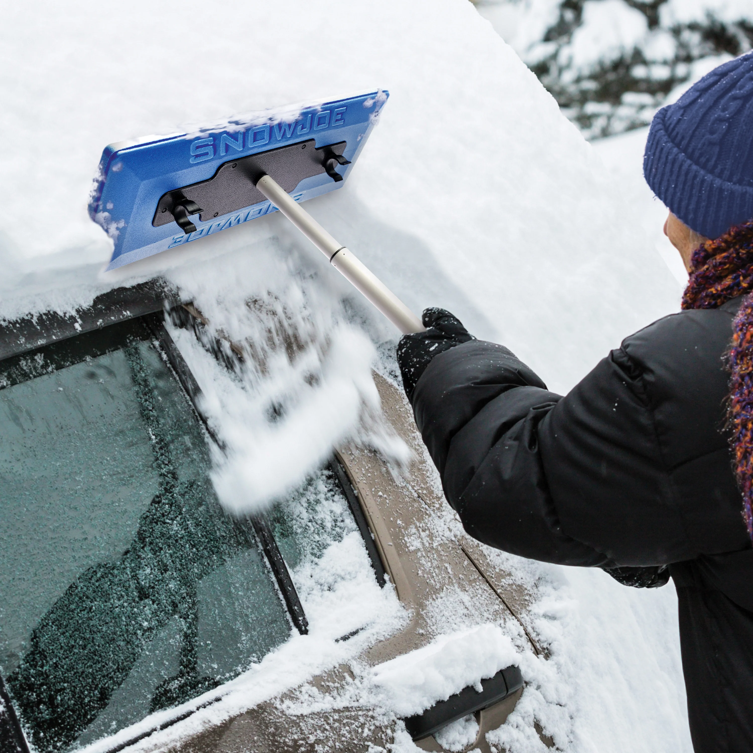 Snow Joe Electric Shovel Protection & Accessory Bundle | Snow Shovel + Cover + Snow Broom - Image 18