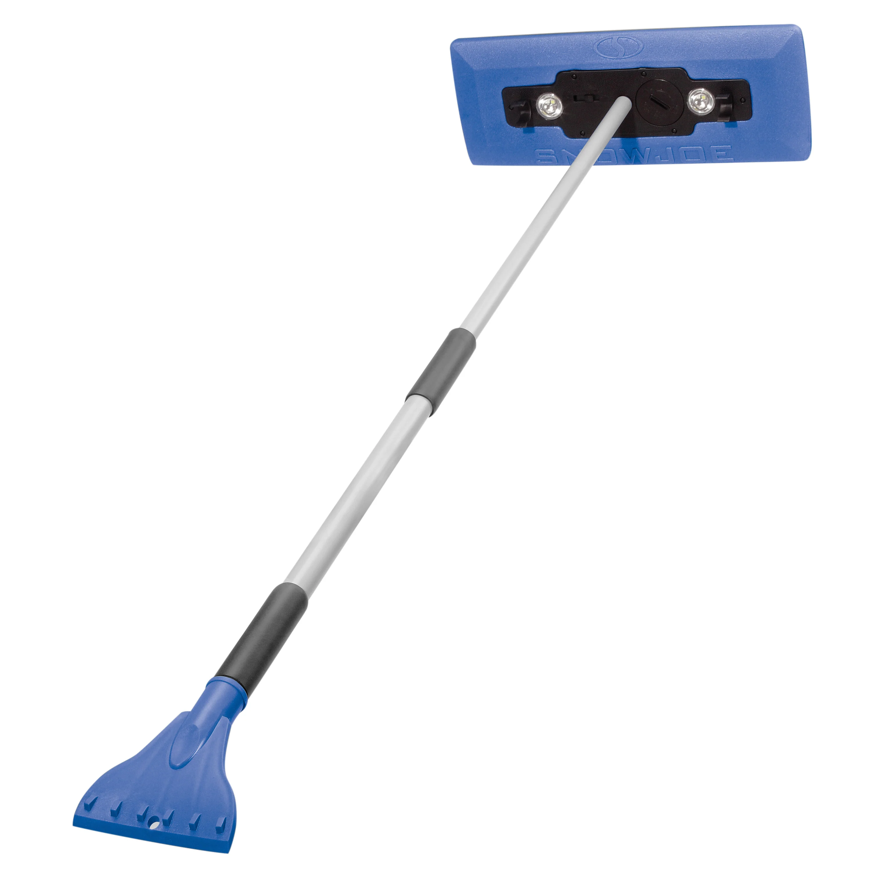 Snow Joe SJBLZD-LED 4-In-1 Telescoping Snow Broom + Ice Scraper | 18-Inch Foam Head | Headlights (Blue) - Image 24