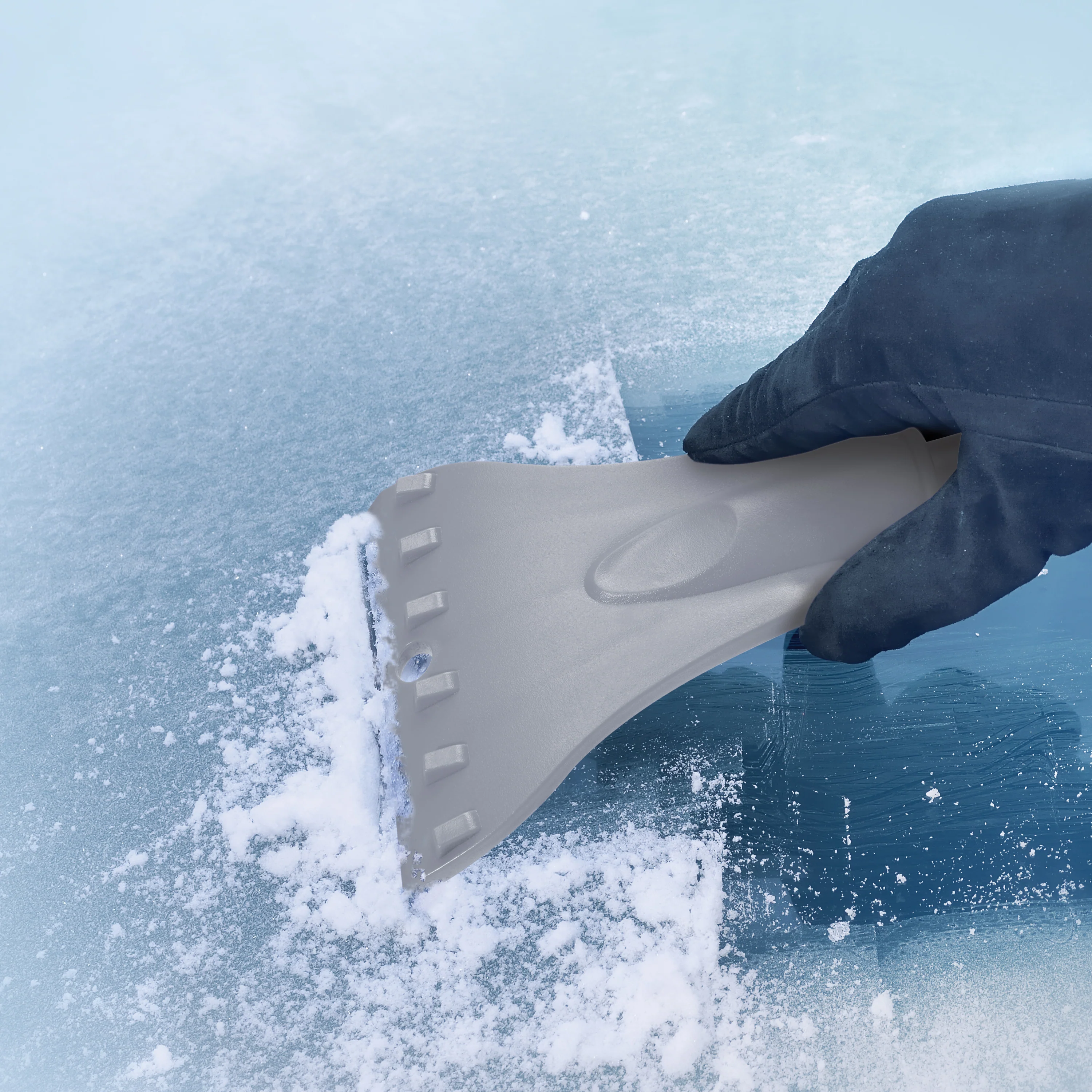 Snow Joe SJBLZD-JMB-GRY2 Jumbo Telescoping Snow Broom + Ice Scraper | 2-Pack (Gray) - Image 7