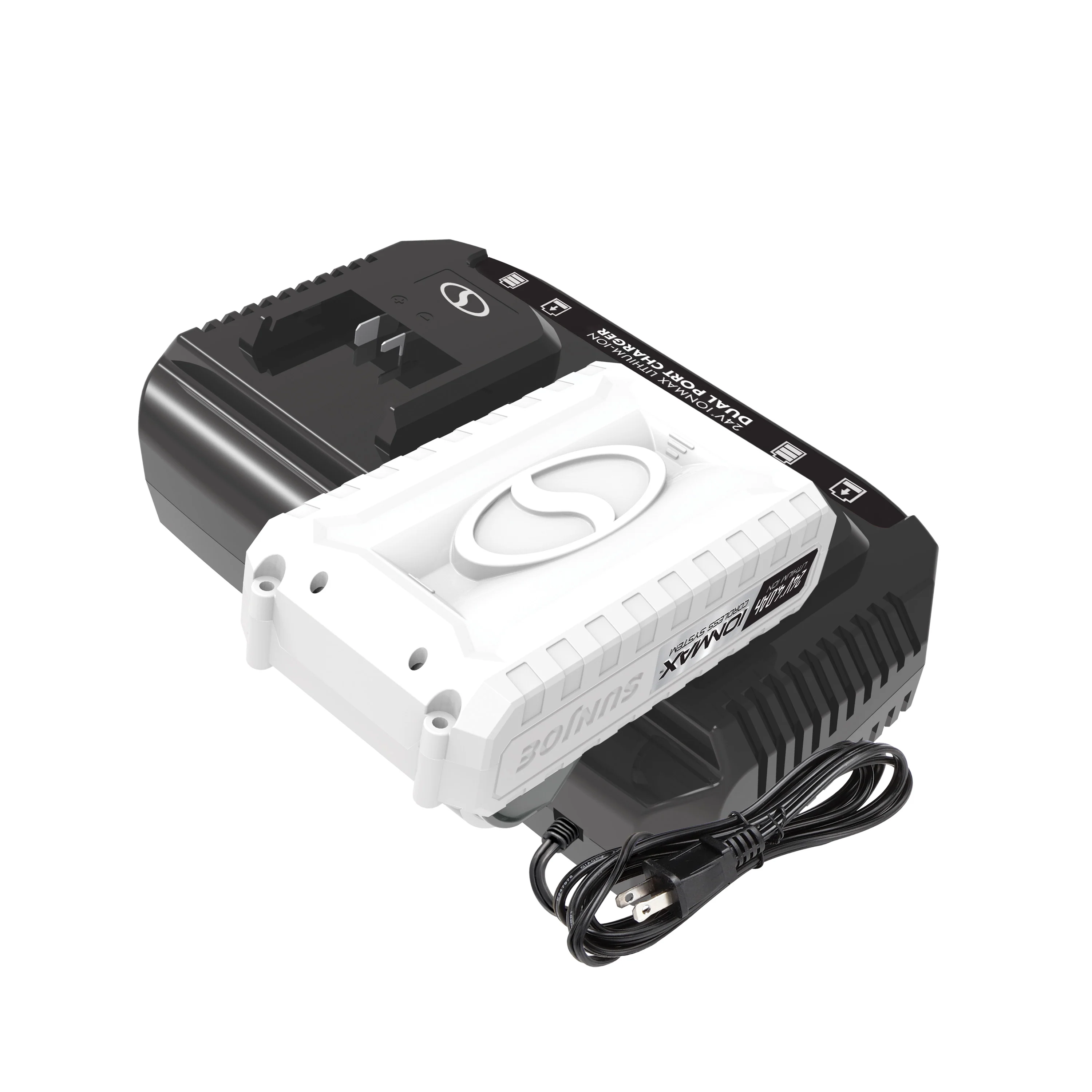 Snow Joe + Sun Joe CERTIFIED AUTHENTIC 24-Volt* Starter Kit | W/ 2 x 2.0-Ah Batteries + Dual Port Charger - Image 14