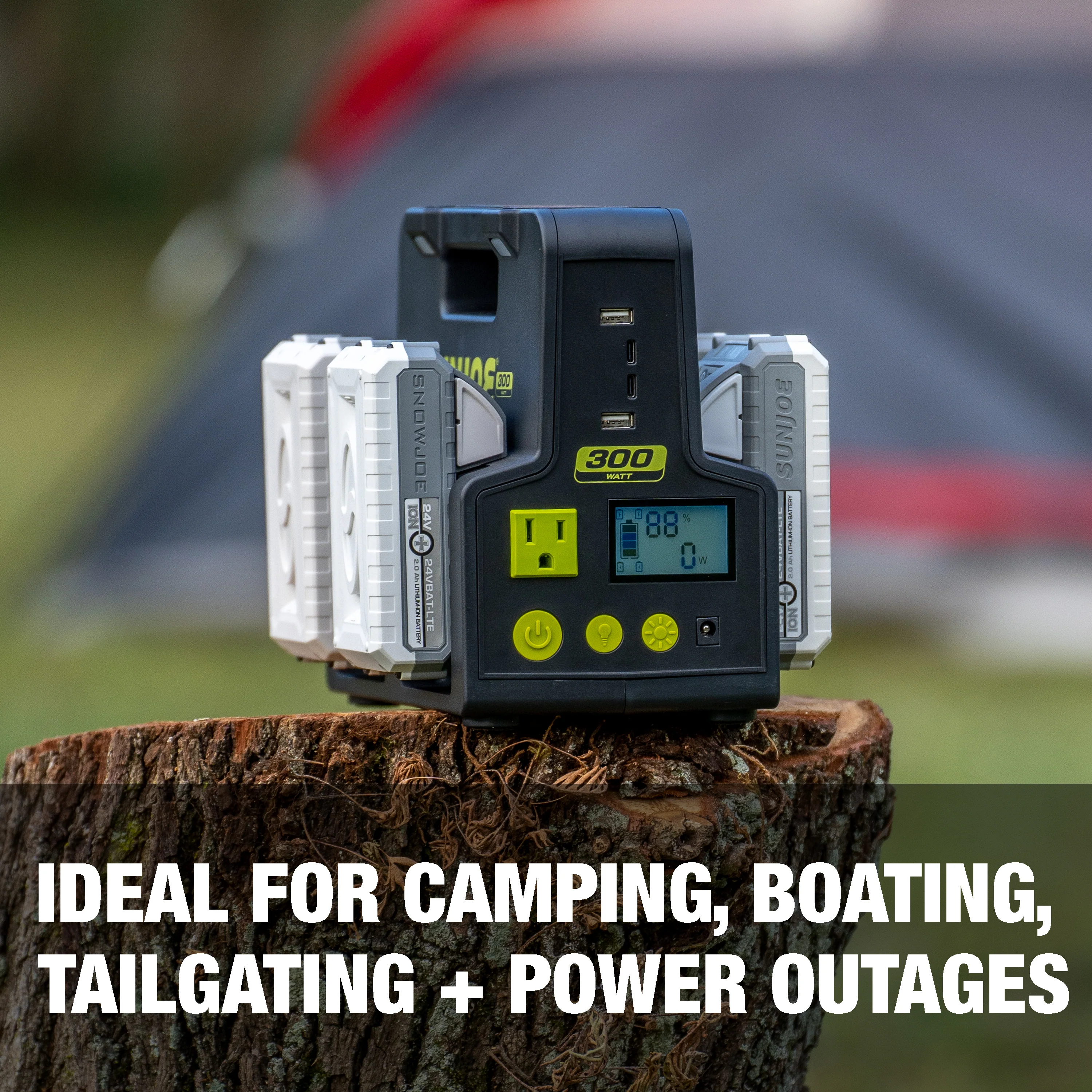 Snow Joe + Sun Joe Ultimate 24-Volt* Charging Bundle | Portable Generator/Charging Station & 2.0-Ah Battery - Image 7