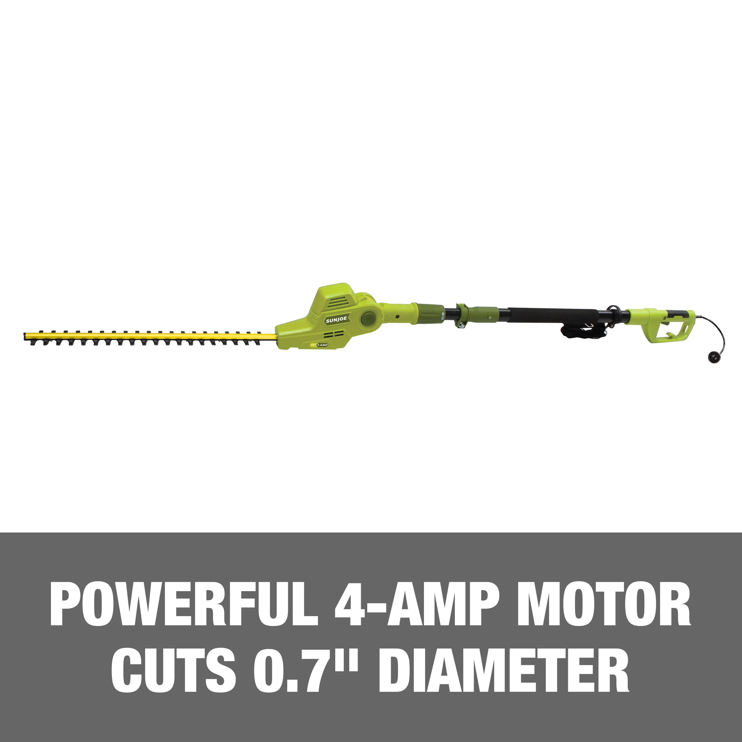 Sun Joe SJH902E Electric Telescoping Pole Hedge Trimmer | Multi-Angle Head | 21-Inch | 4-Amp - Image 7