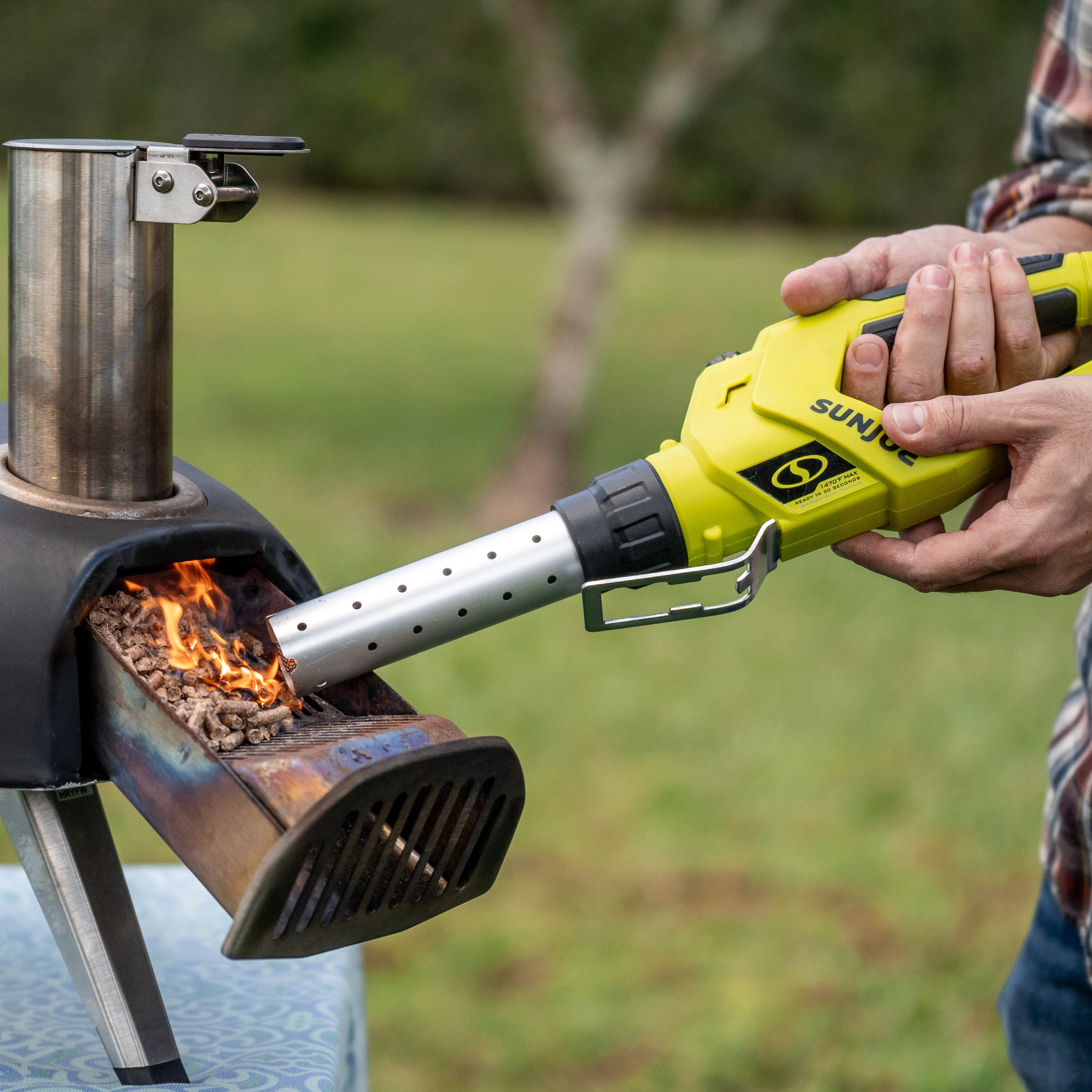 Sun Joe 24-Volt IONMAX Cordless Electric Fire Starter | 1380-Degrees in 30-Seconds | For Charcoal BBQ Grills | Tool Only - Image 10