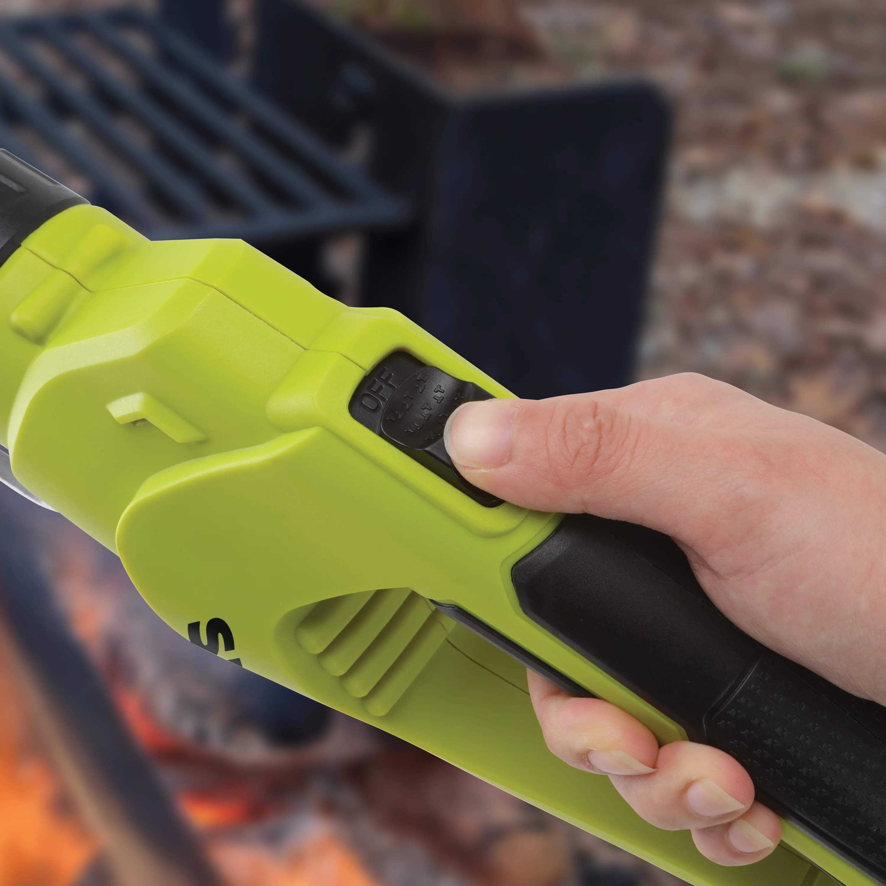 Sun Joe 24-Volt* IONMAX Cordless Electric Fire Starter | 1380-Degrees in 30-Seconds | For Charcoal BBQ Grills | W/ 2.0-Ah Battery + Charger - Image 12