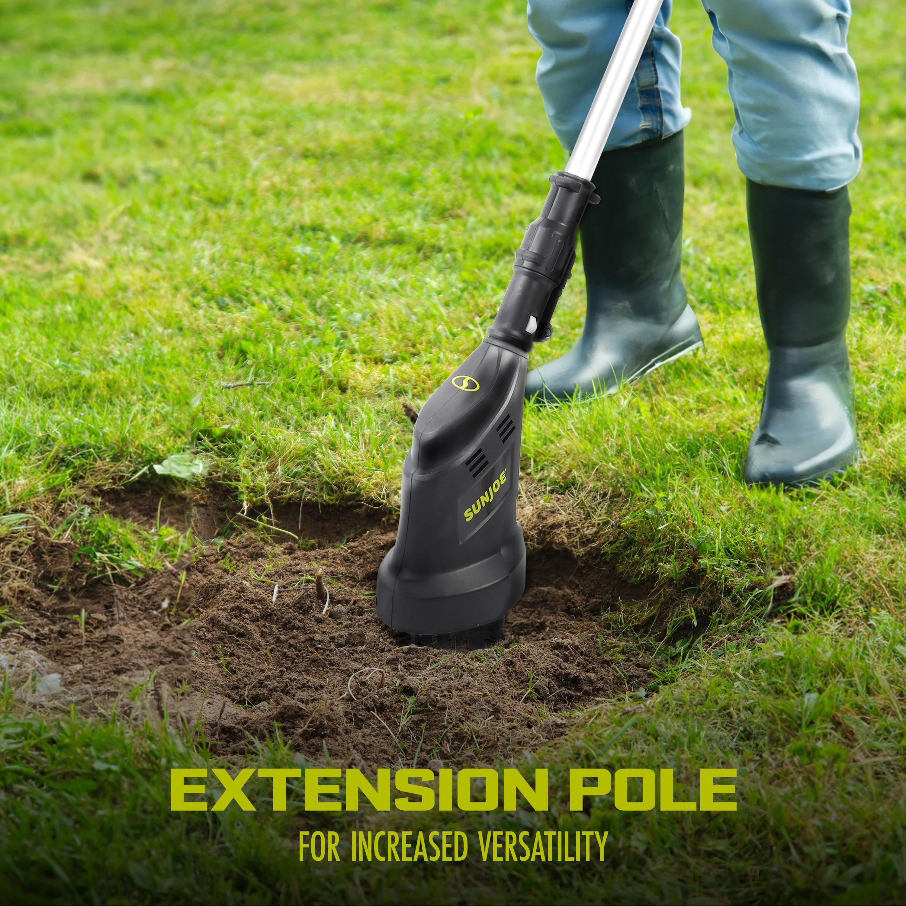 Sun Joe 24V-CTLR-LTE 24-Volt Claw Tiller + Cultivator | W/ 2.0-Ah Battery + Charger - Image 6