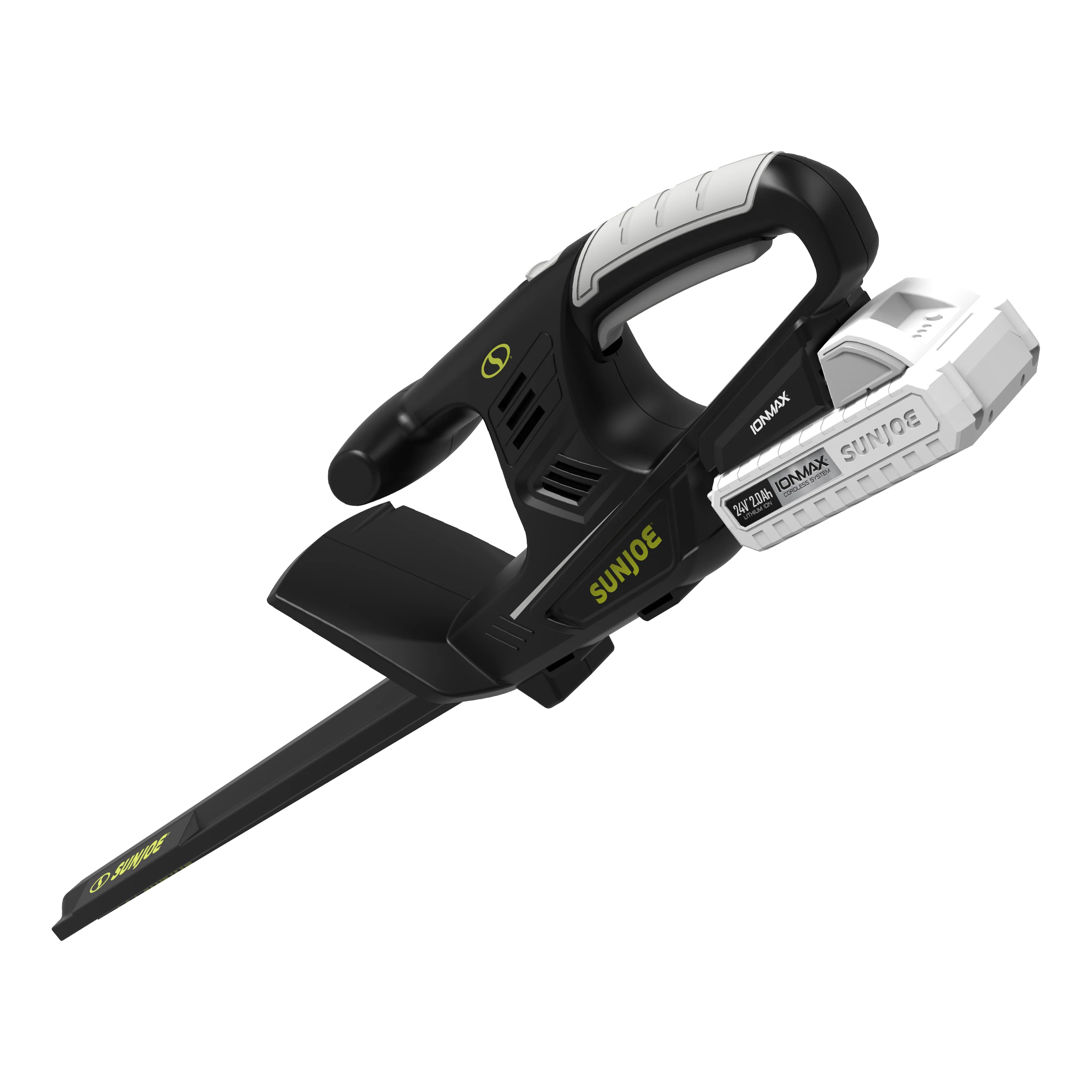 Sun Joe 24-Volt* IONMAX Cordless Handheld Hedge Trimmer | 18-inch | W/ 2.0-Ah Battery + Charger - Image 11