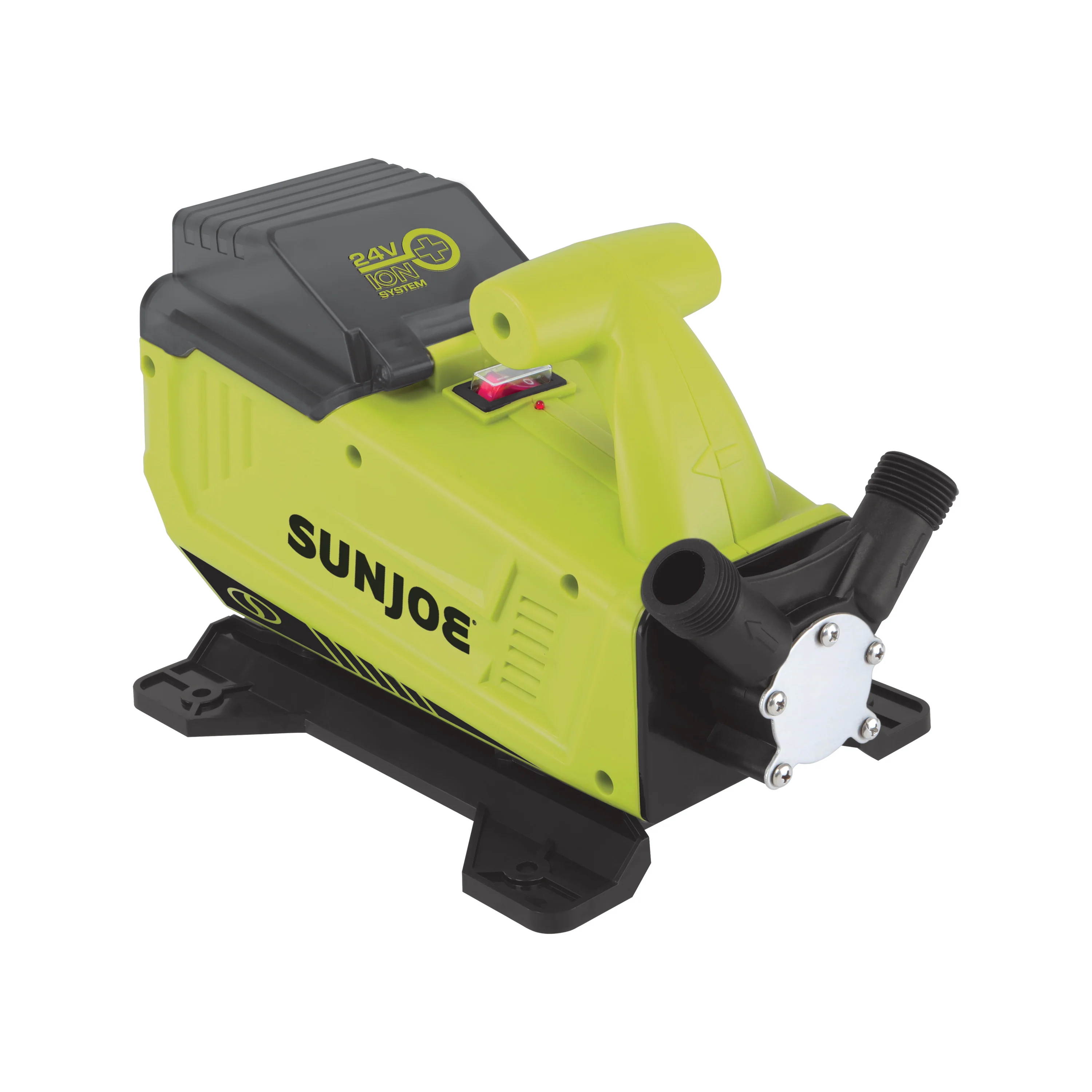 Sun Joe 24V* IONMAX Cordless Transfer Pump Kit | 5.0-GPM | W/ 2.0-Ah Battery + Charger - Image 5