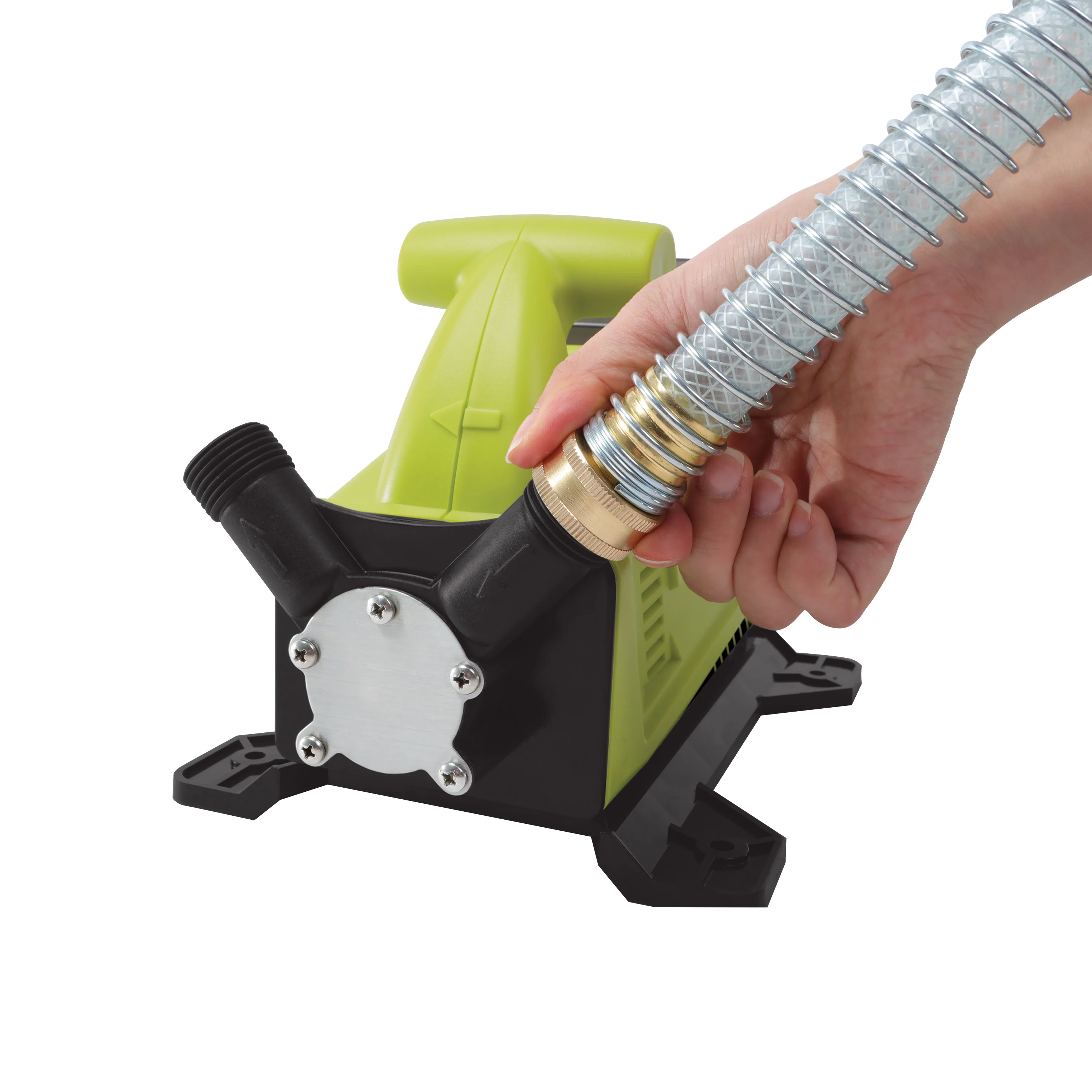 Sun Joe 24V* IONMAX Cordless Transfer Pump Kit | 5.0-GPM | W/ 2.0-Ah Battery + Charger - Image 7