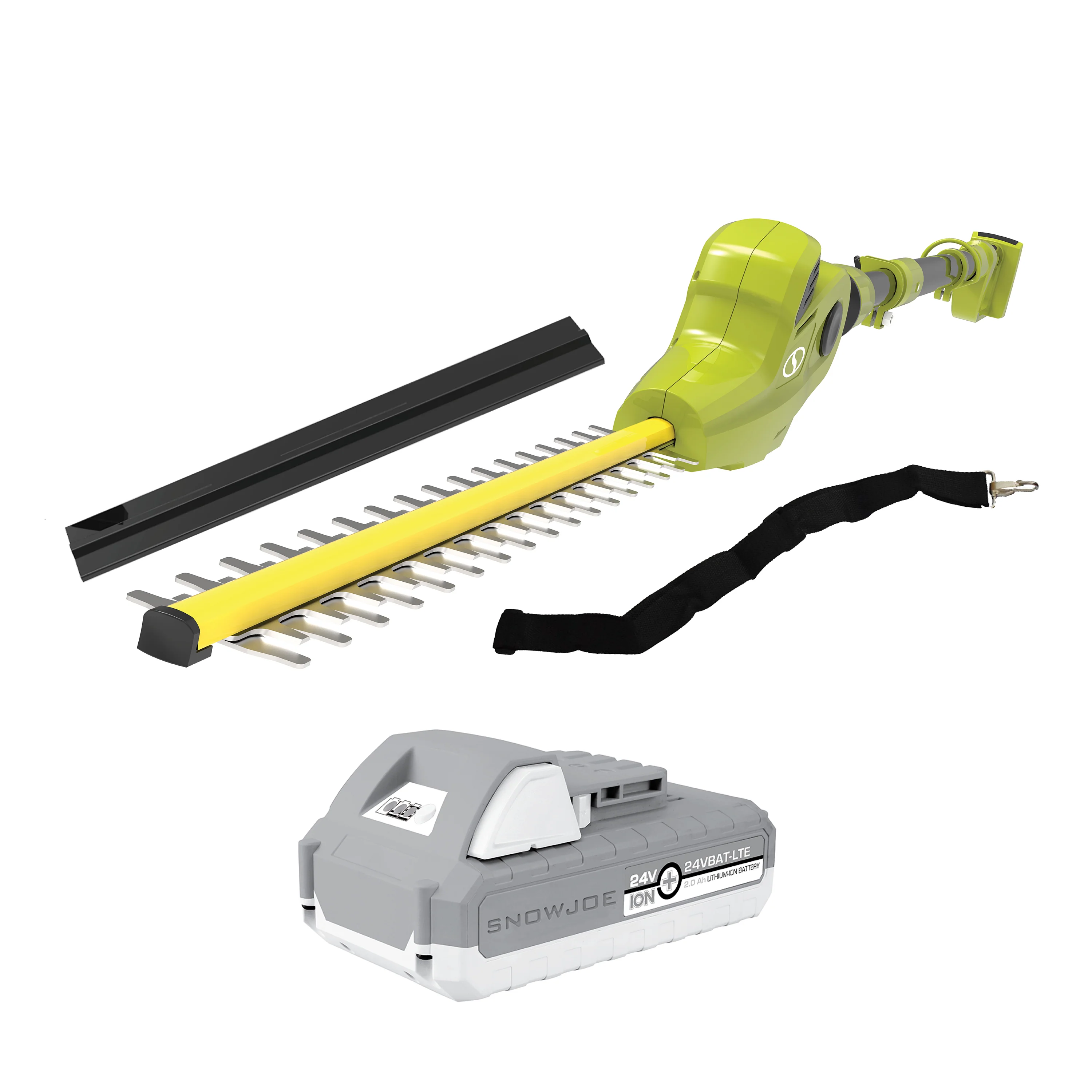 Sun Joe 24V-PHT17-LTE 24-Volt* IONMAX Cordless Pole Hedge Trimmer | 17-inch | W/ 2.0-Ah Battery + Charger - Image 2