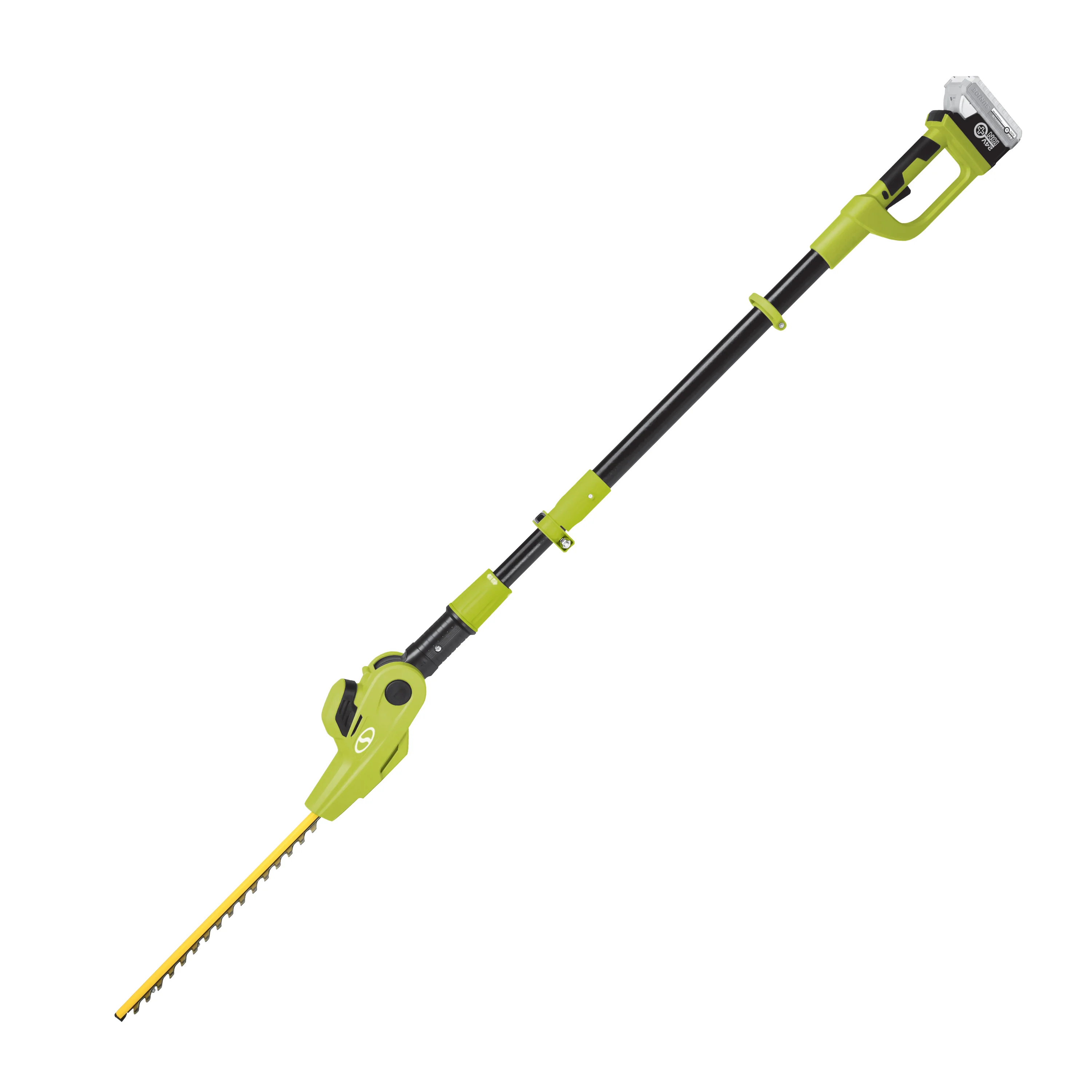 Sun Joe 24V-PHT17-LTE 24-Volt* IONMAX Cordless Pole Hedge Trimmer | 17-inch | W/ 2.0-Ah Battery + Charger - Image 4