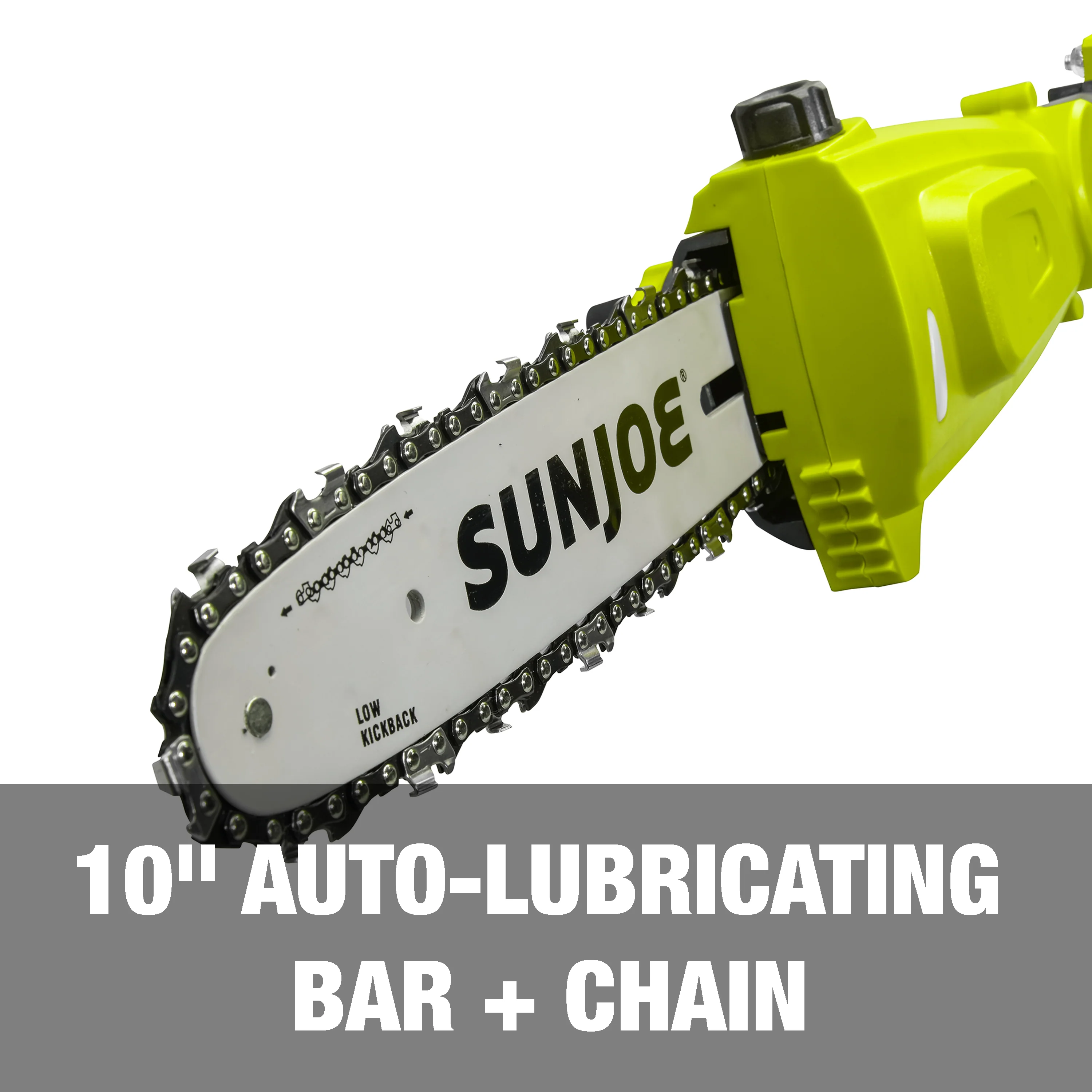 Sun Joe 24V-PS10-LTE 24-Volt* IONMAX Cordless Telescoping Pole Chainsaw | 10-inch | W/ 2.0-Ah Battery + Charger - Image 4