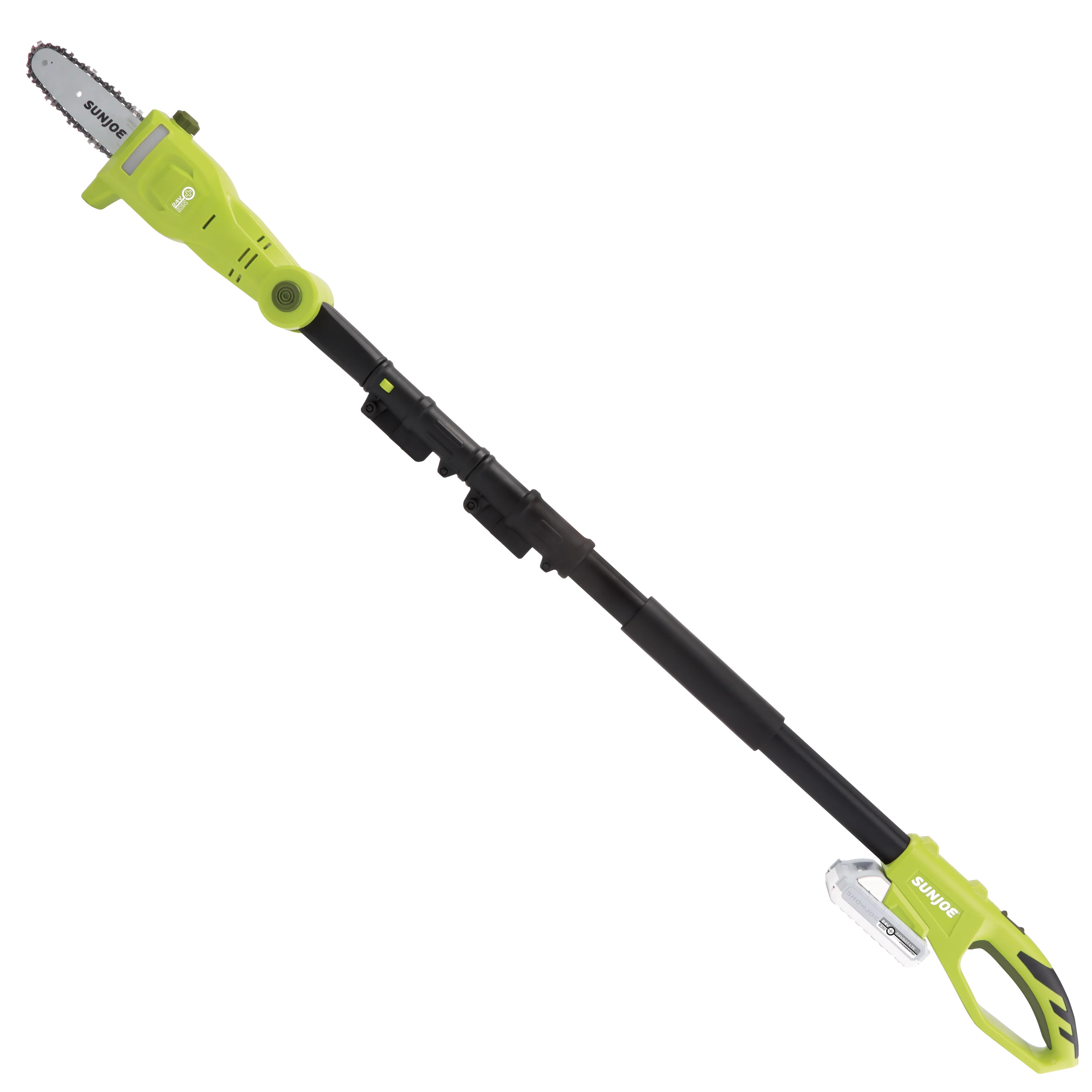 Sun Joe 24V-PS8CMAX-LTE 24-Volt* IONMAX Cordless Telescoping Pole Chain Saw Kit | 8-inch | W/ Bonus Spare Chain, 2.0-Ah Battery + Charger - Image 11