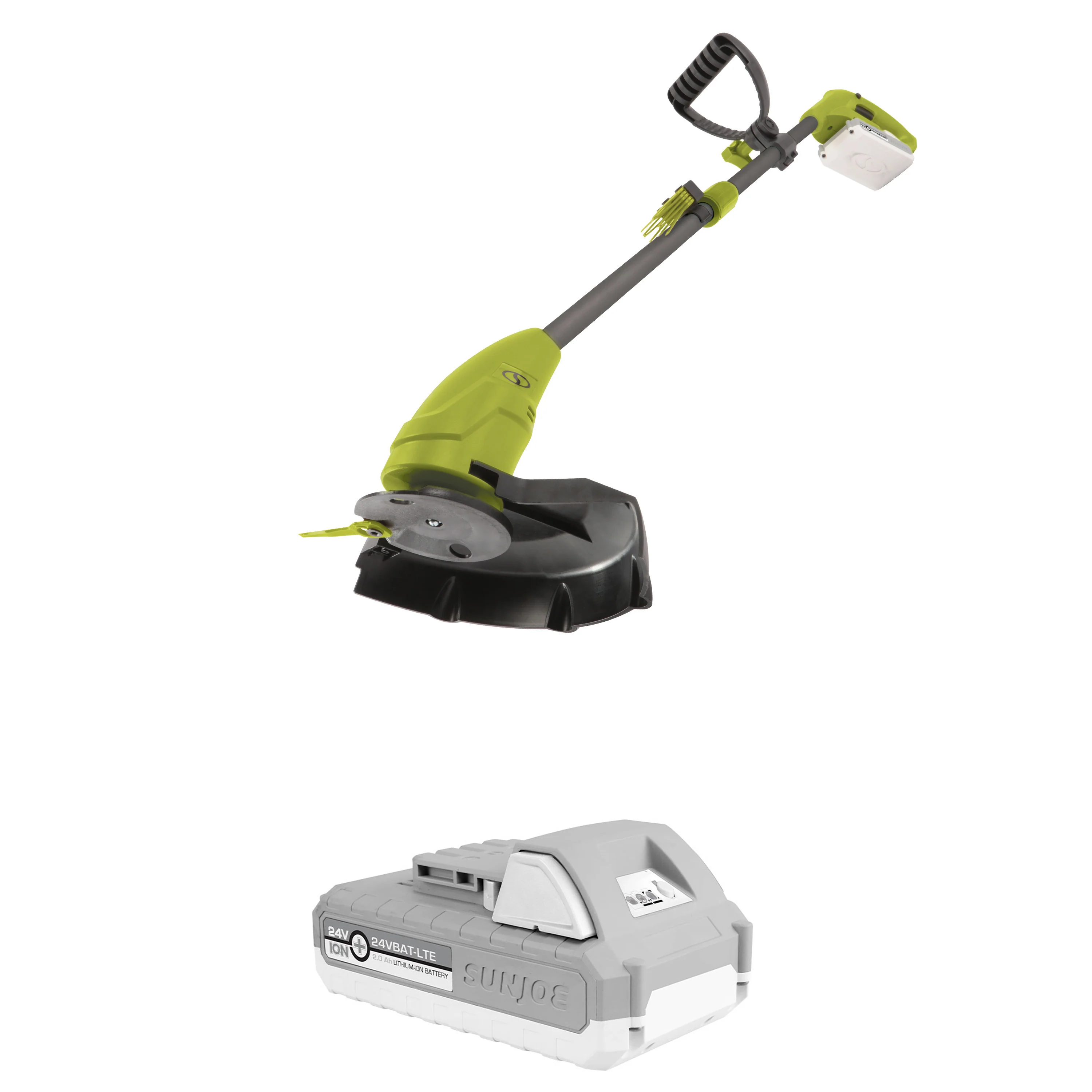 Sun Joe 24V-TB-GT50-LTE 24-Volt* IONMAX Cordless Grass Trimmer & Cordless Turbine Jet Blower Bundle | w/ 2.0-Ah Battery and Charger, Additional Nylon Grass Blades - Image 3