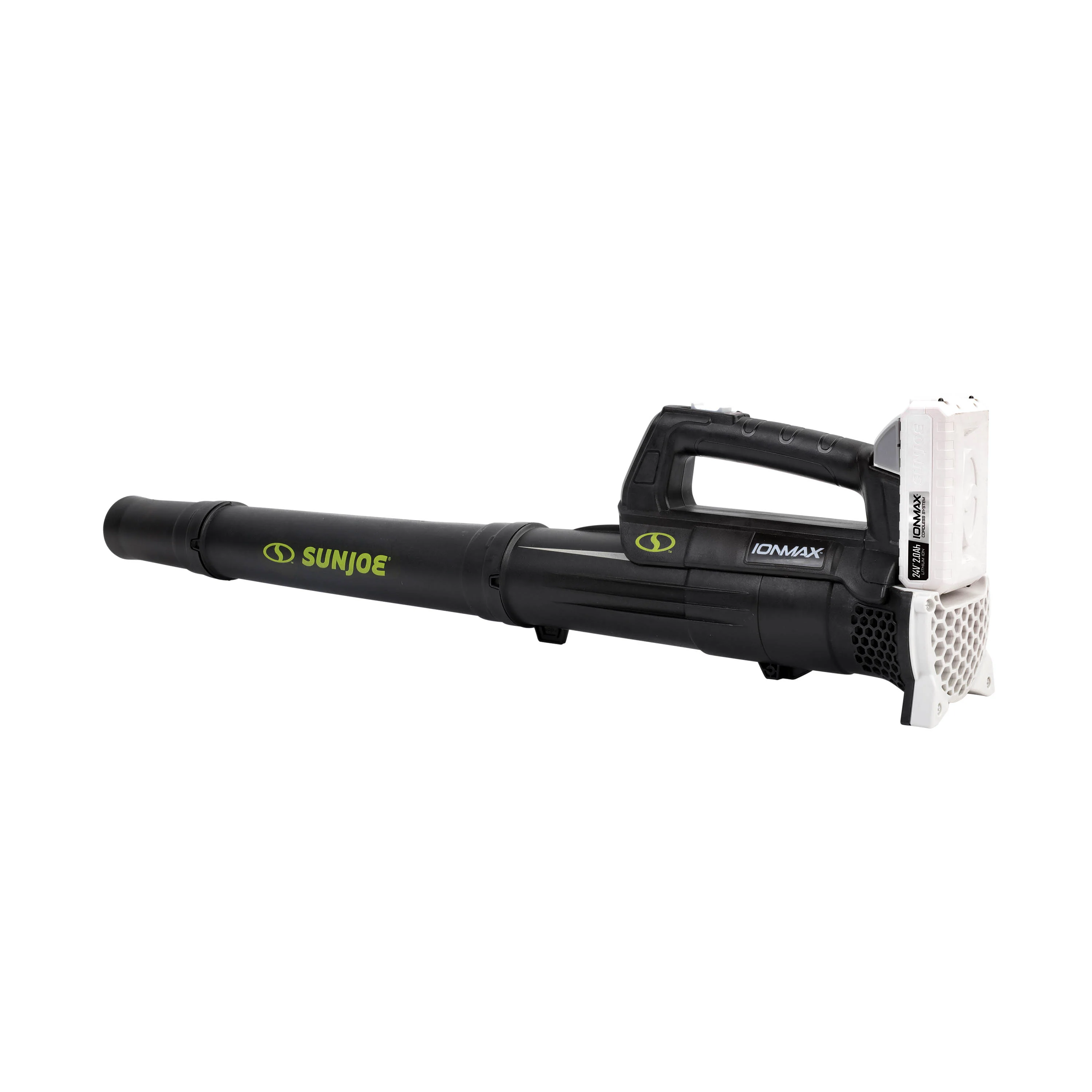 Sun Joe 24-Volt* IONMAX Cordless Compact Turbine Jet Blower | 100-MPH | 280-CFM | W/ 2 x 2.0-Ah Batteries + Dual-Port Charger - Image 11