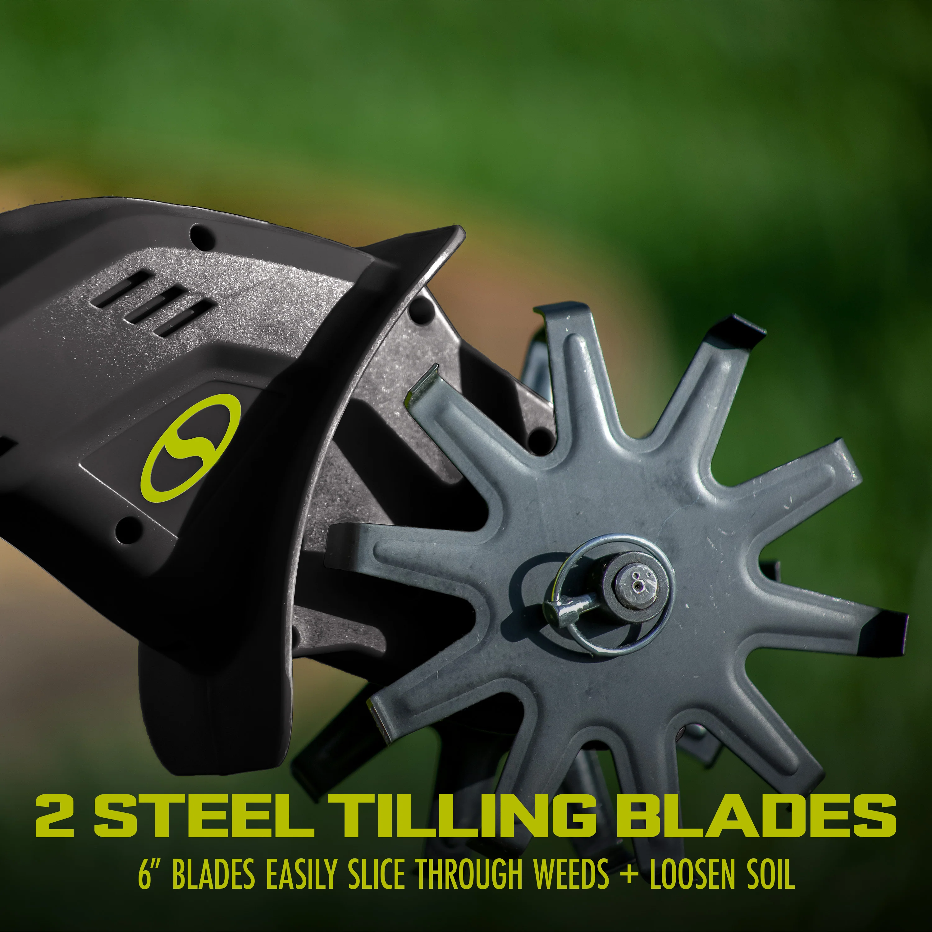 Sun Joe 24-Volt IONMAX Cordless Garden Tiller + Cultivator | Tool Only - Image 3