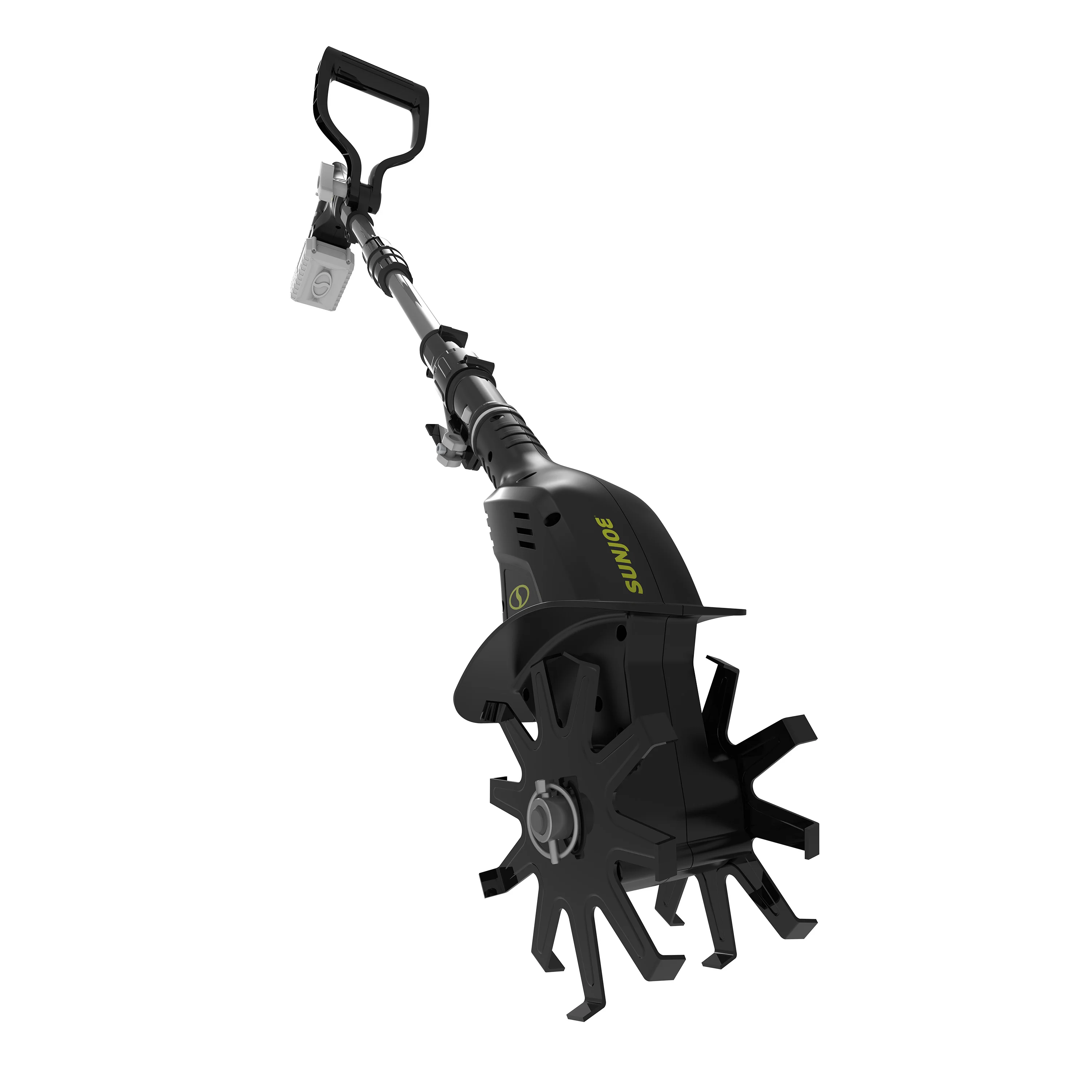Sun Joe 24-Volt* IONMAX Cordless Garden Tiller + Cultivator Kit | 6-Inch Blade | W/ 2.0-Ah Battery + Charger (Black) - Image 2