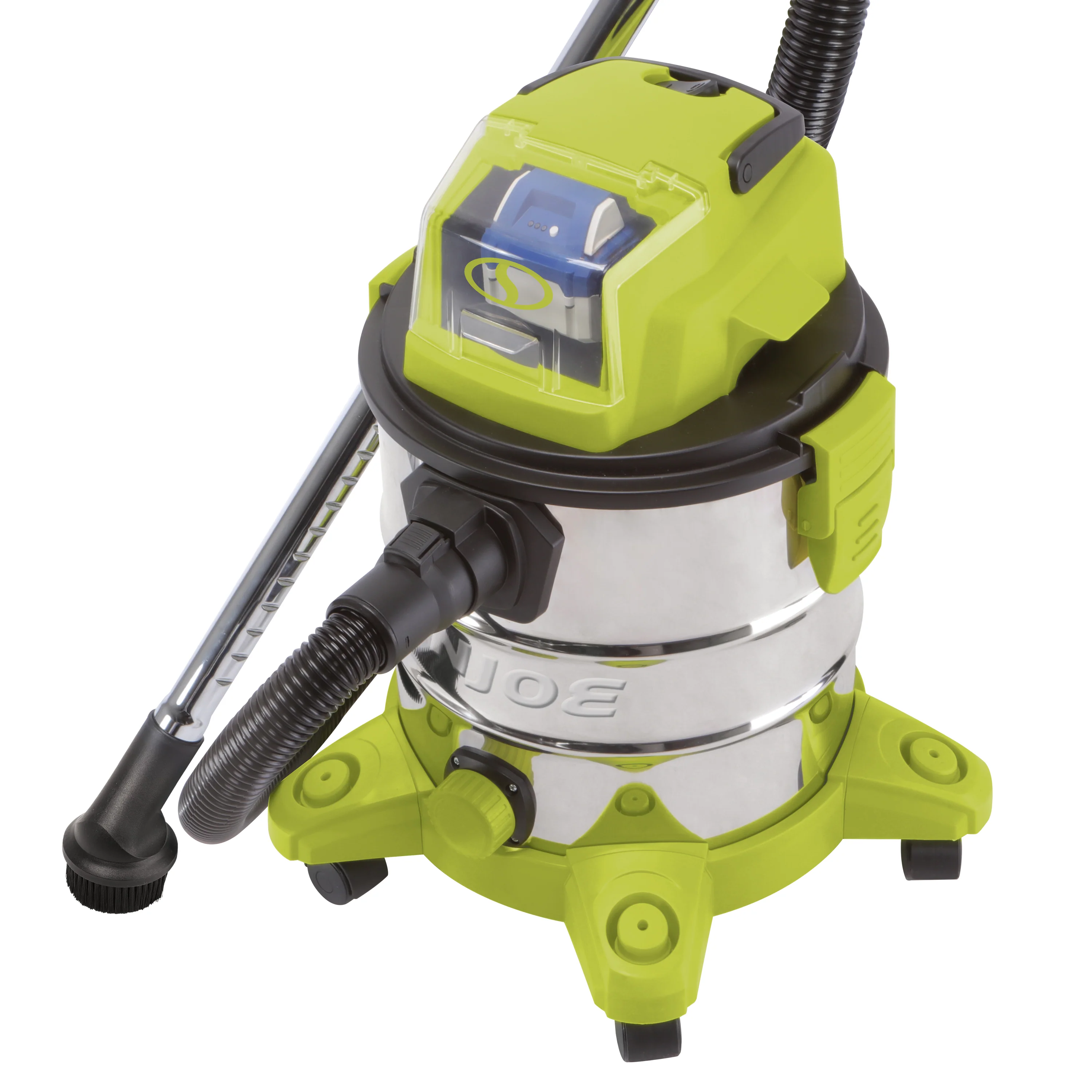 Sun Joe 24-Volt IONMAX Cordless Portable Stainless Steel Wet/Dry Vacuum | 5.3 Gal | Tool Only - Image 3