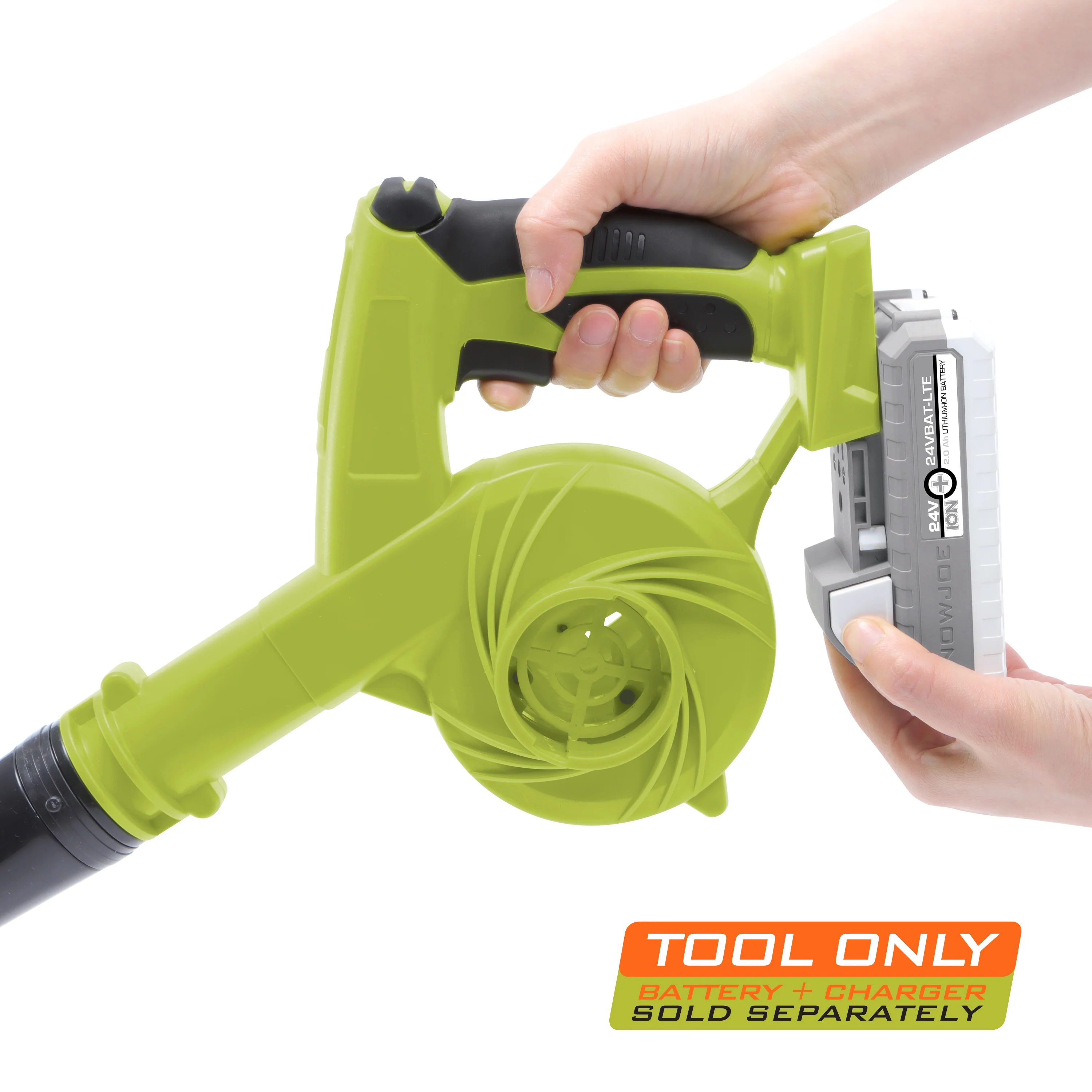 Sun Joe 24-Volt IONMAX Workshop Blower + Vacuum W/ Accessory Kit | Tool Only - Image 6