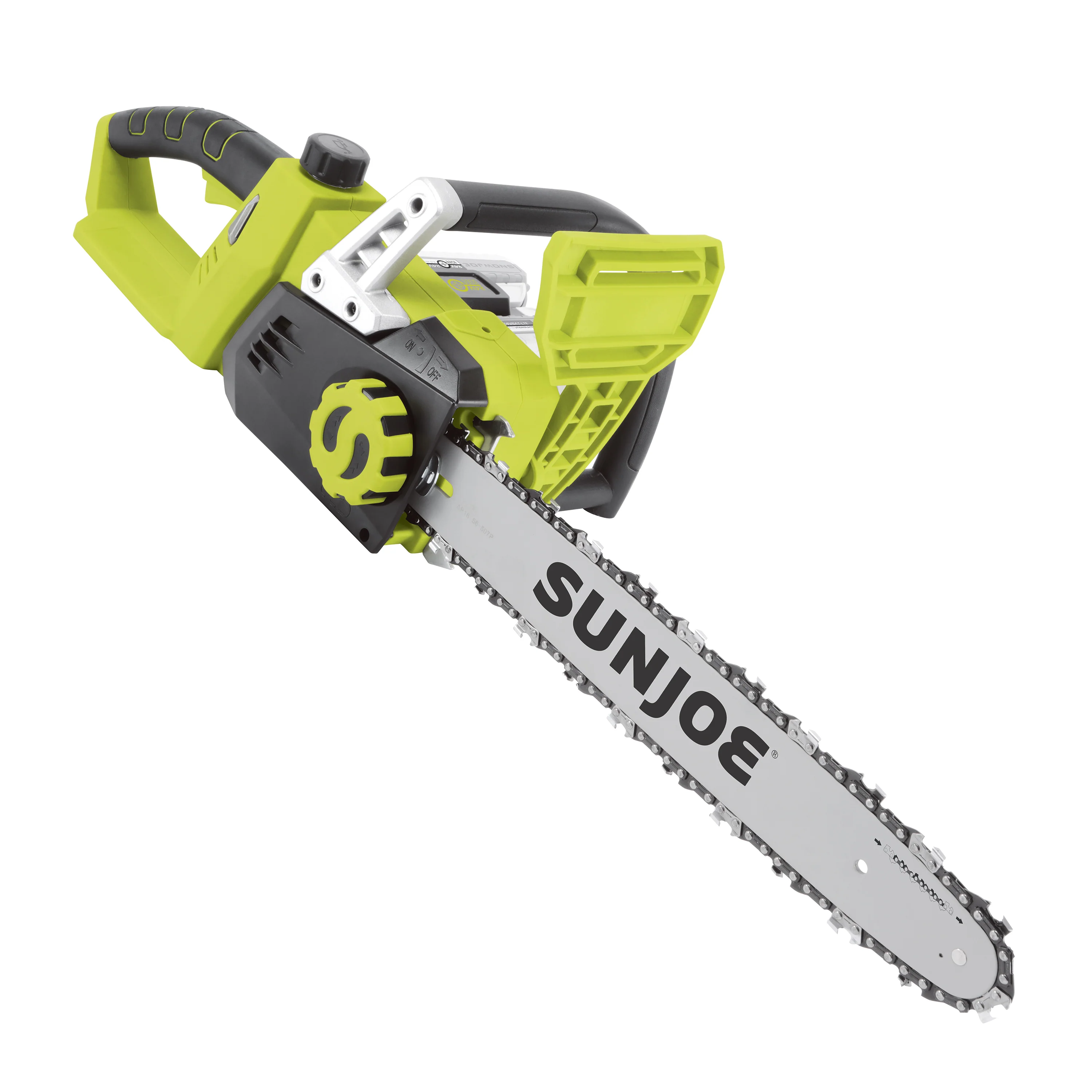 Sun Joe 24V-X2-CS16-MAX 48-Volt* IONMAX Cordless Chain Saw Kit | 16-Inch | Replacement Chain Included | W/ 2 x 2.0-Ah Batteries and Charger - Image 11
