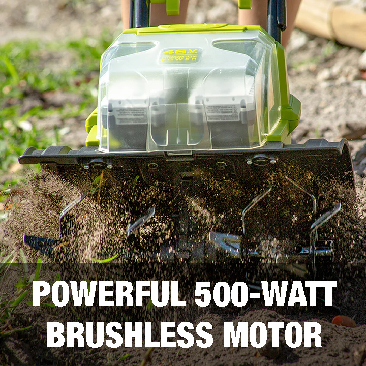 Sun Joe 48-Volt IONMAX Cordless Garden Tiller/Cultivator | Tool Only - Image 6